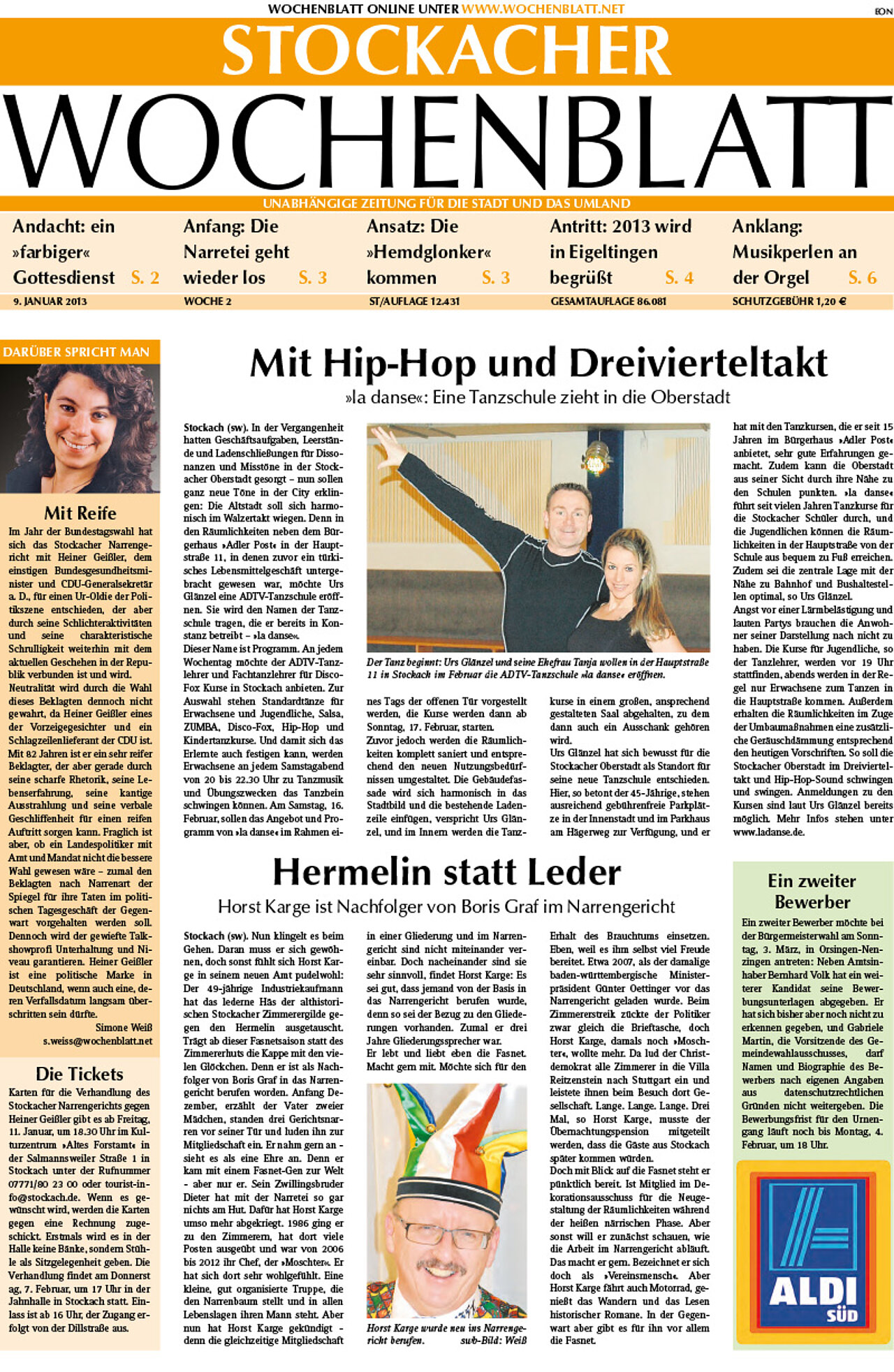 Ausgabe 02 vom 09. Januar 2013