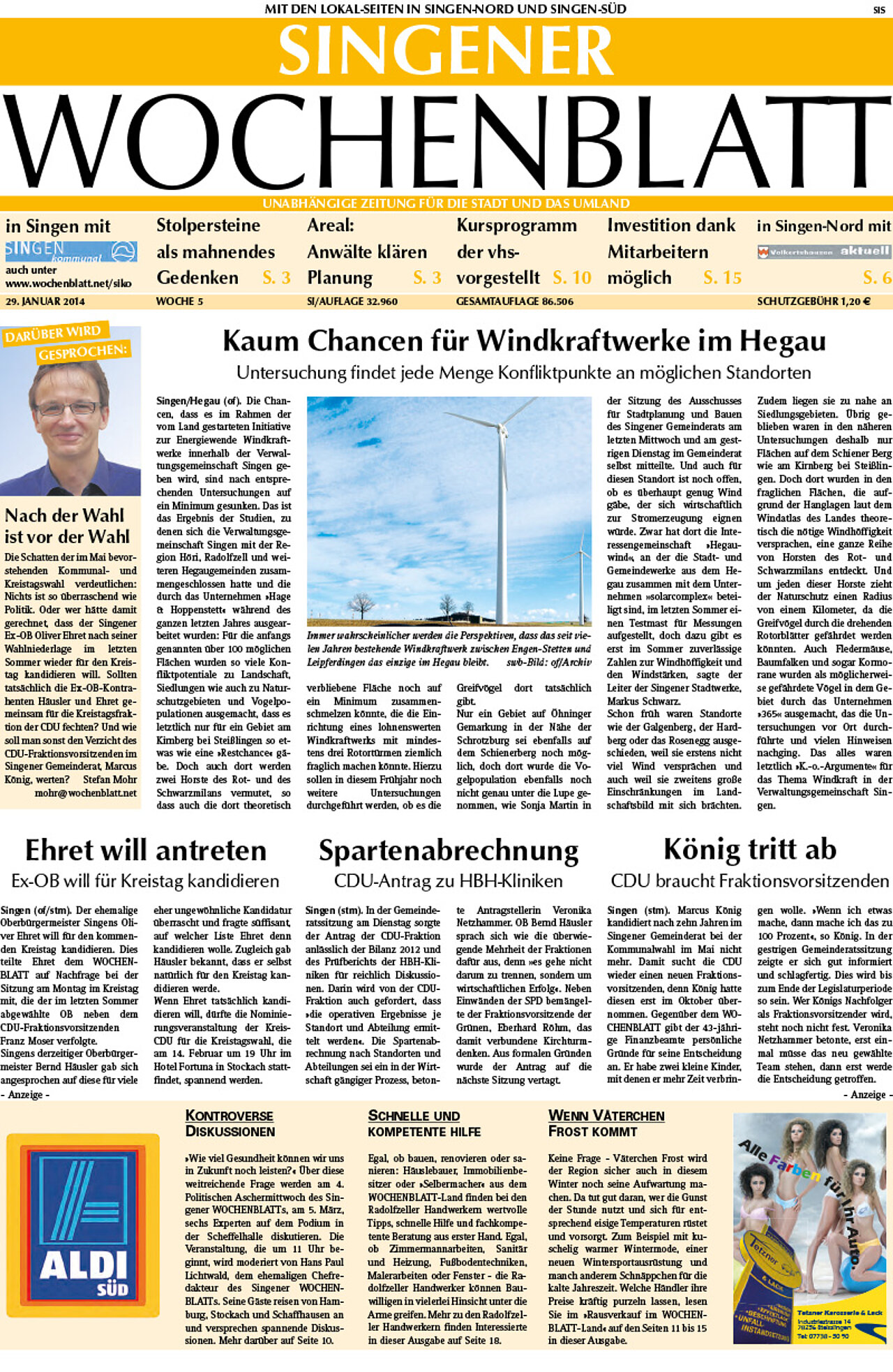 Ausgabe 05 vom 29. Januar 2014