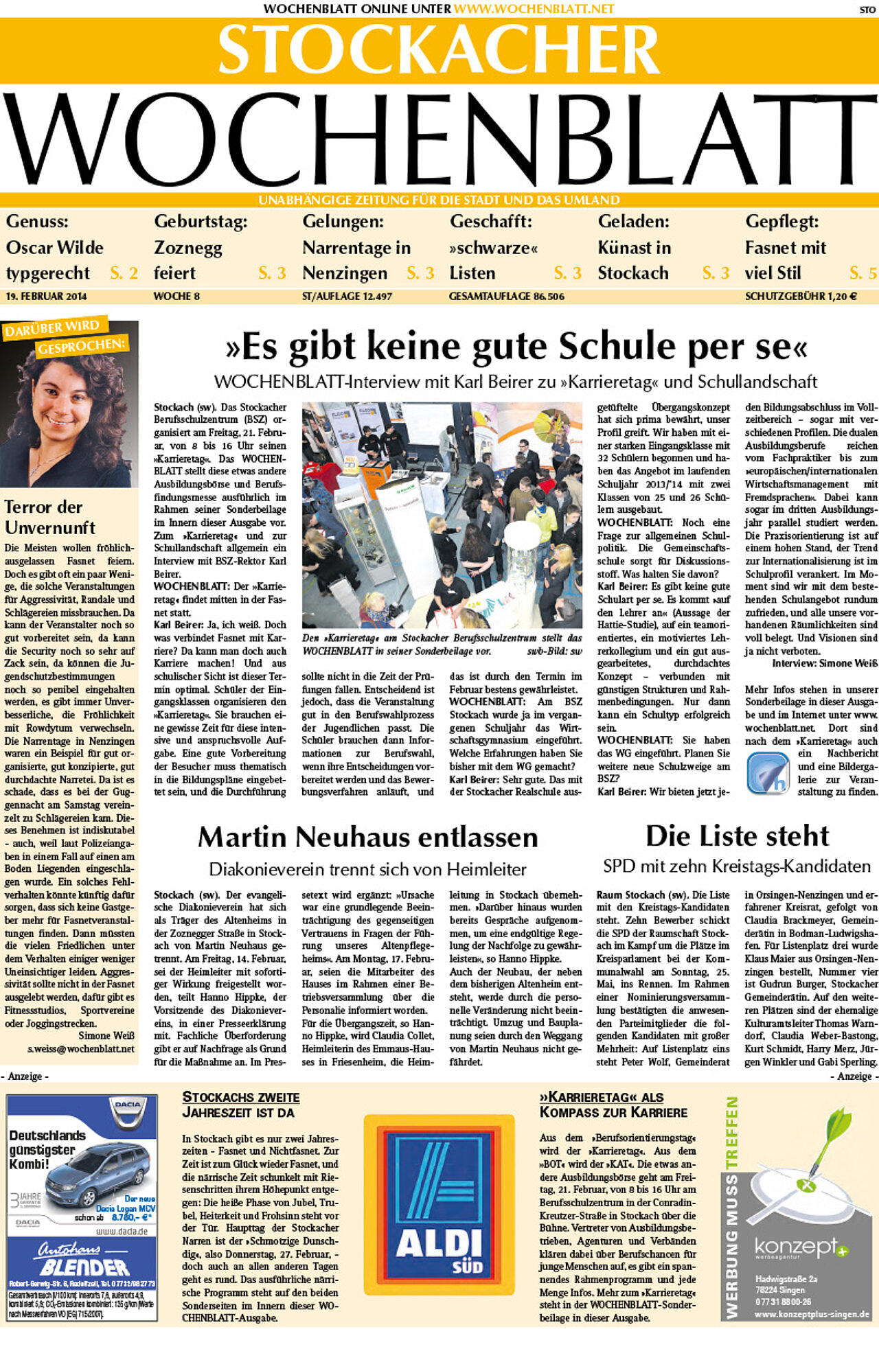 Ausgabe 08 vom 19. Februar 2014