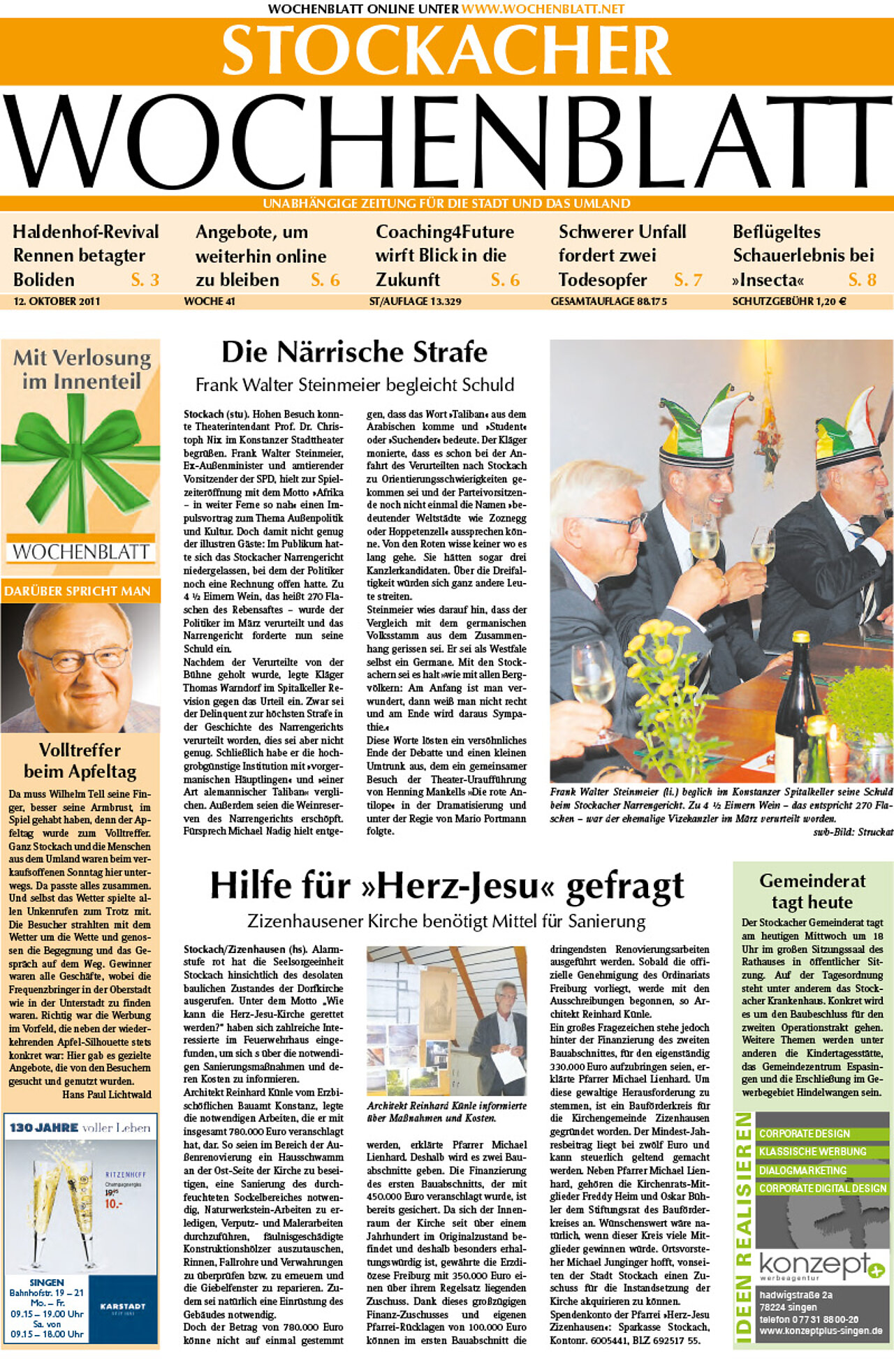 Ausgabe 41 vom 12. Oktober 2011