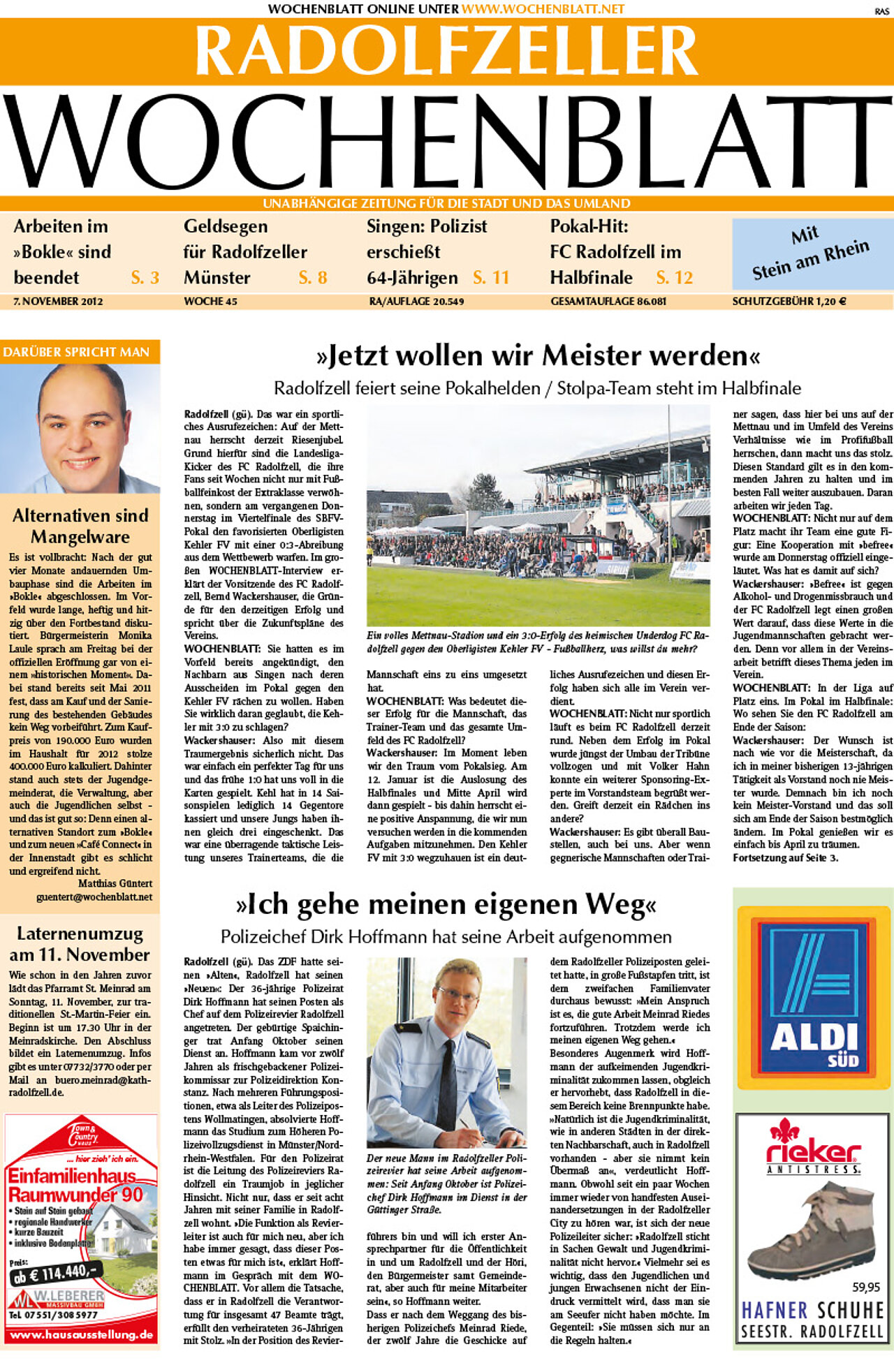 Ausgabe 45 vom 07. November 2012