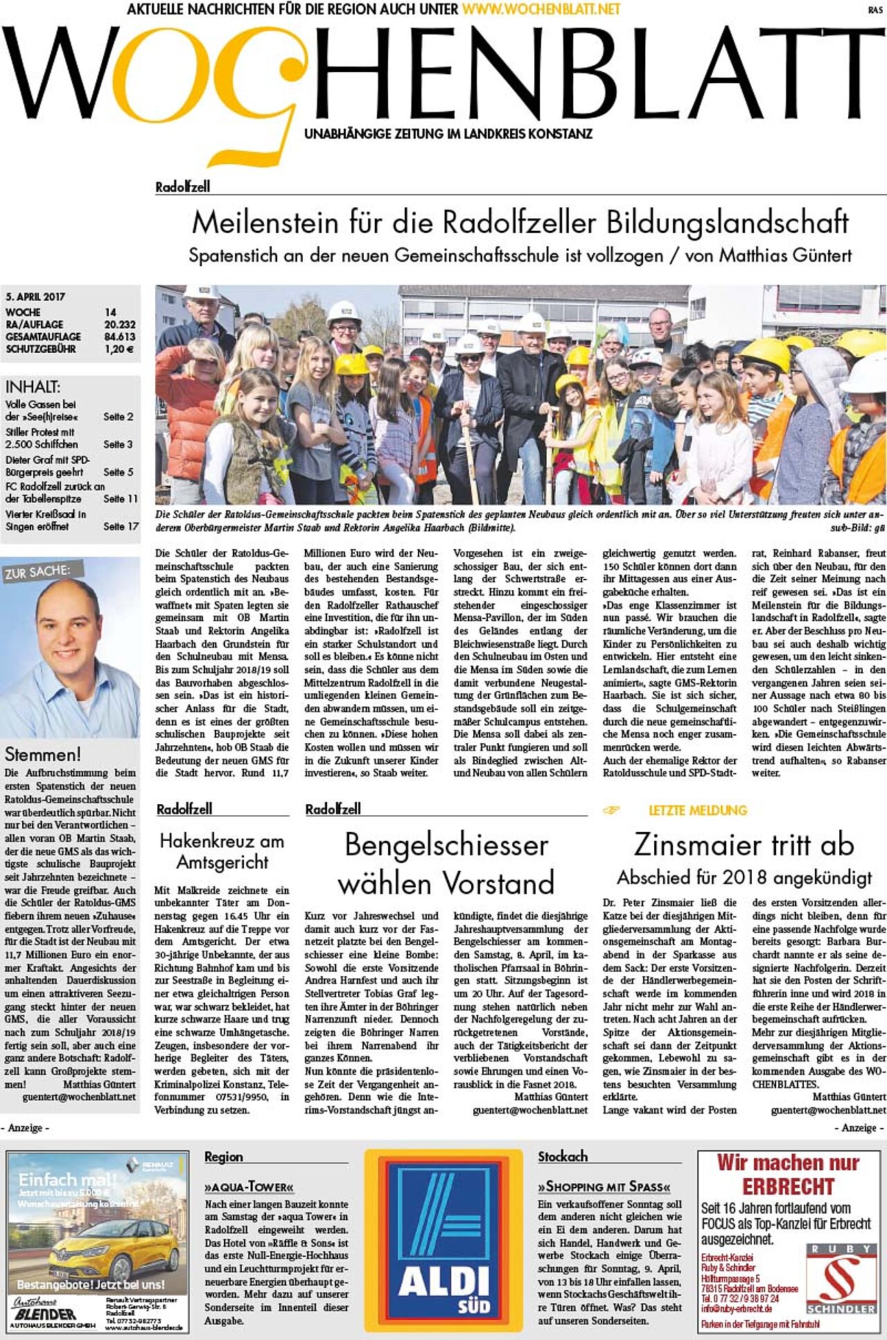 Ausgabe 14 vom 05. April 2017