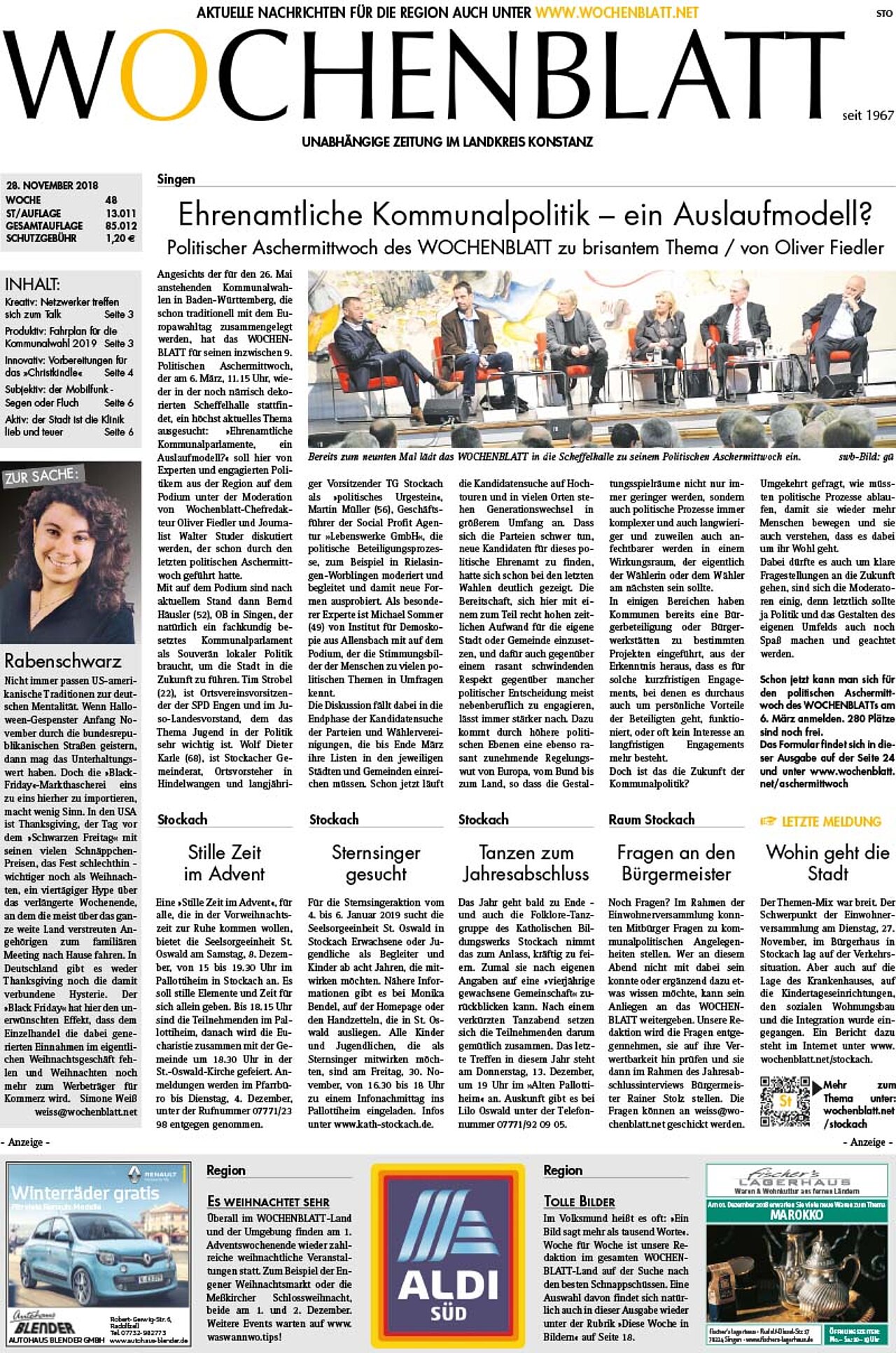Ausgabe 48 vom 28. November 2018
