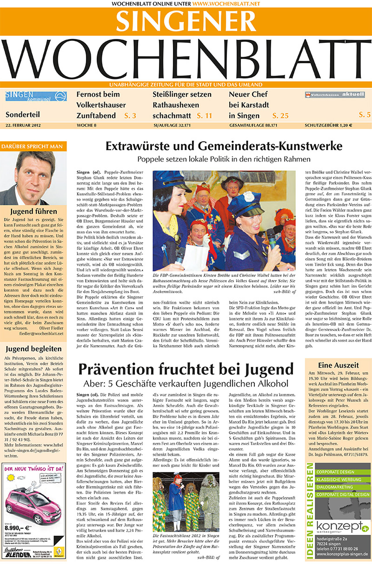 Ausgabe 08 vom 22. Februar 2012