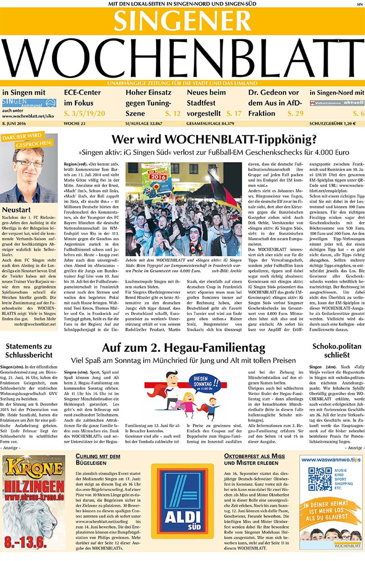 Ausgabe 23 vom 08. Juni 2016