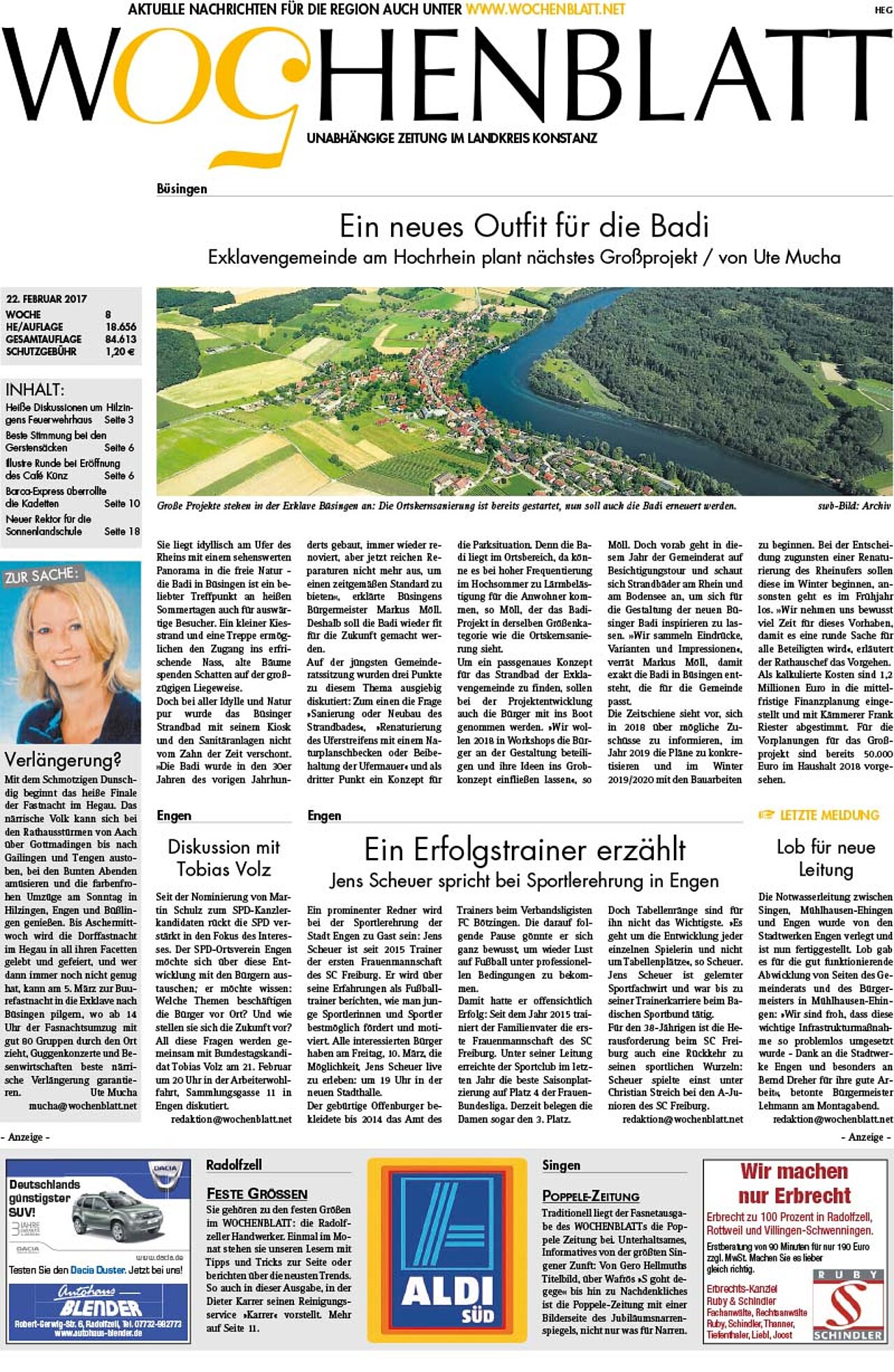 Ausgabe 08 vom 22. Februar 2017