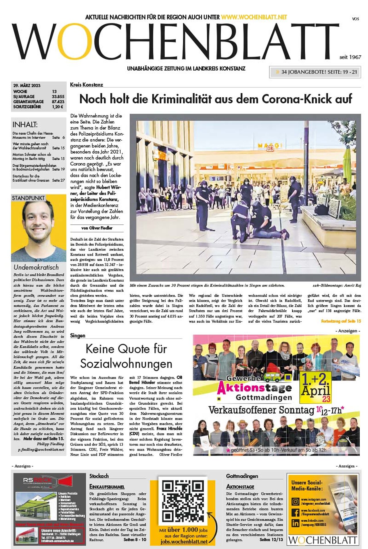 Ausgabe 13 vom 29. März 2023