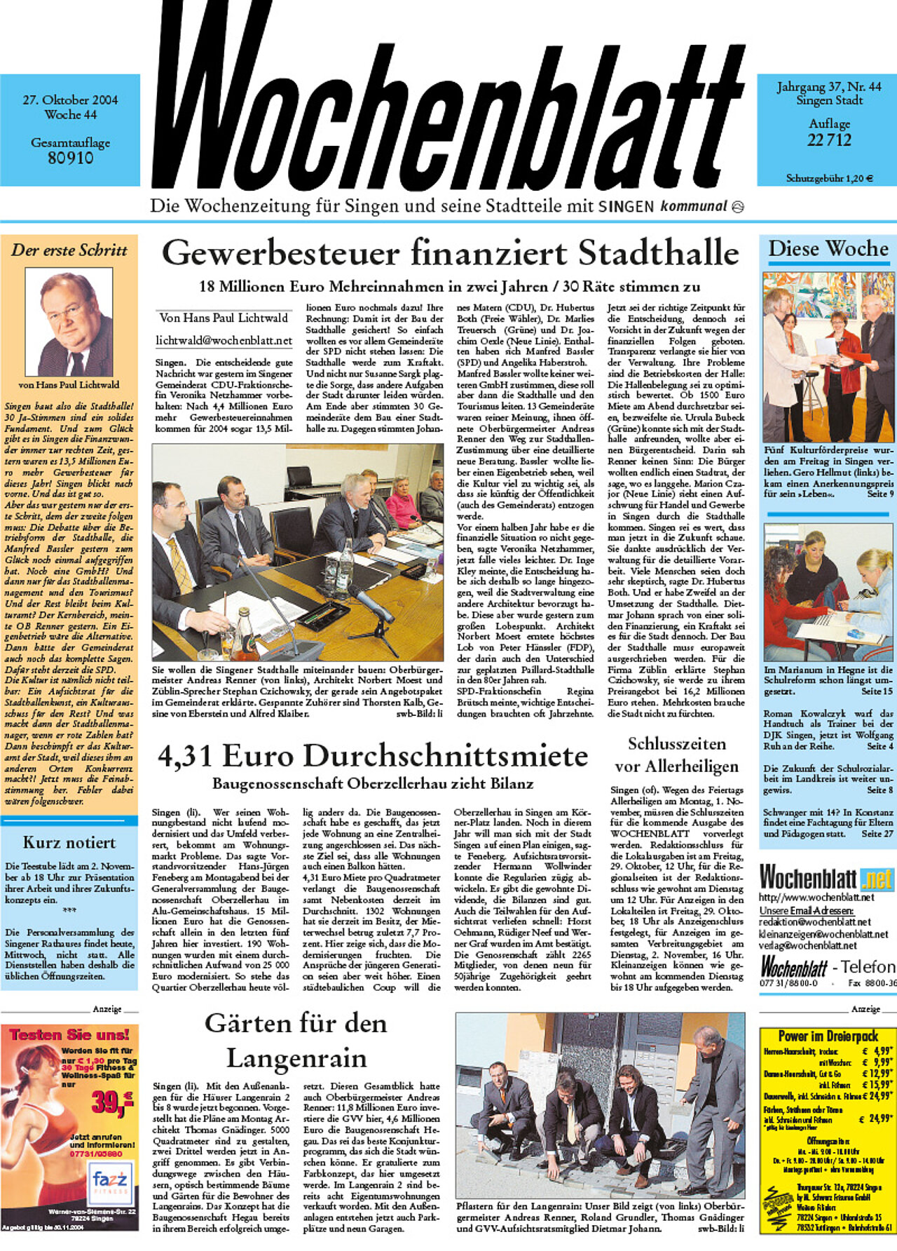 Ausgabe 44 vom 27. Oktober 2004