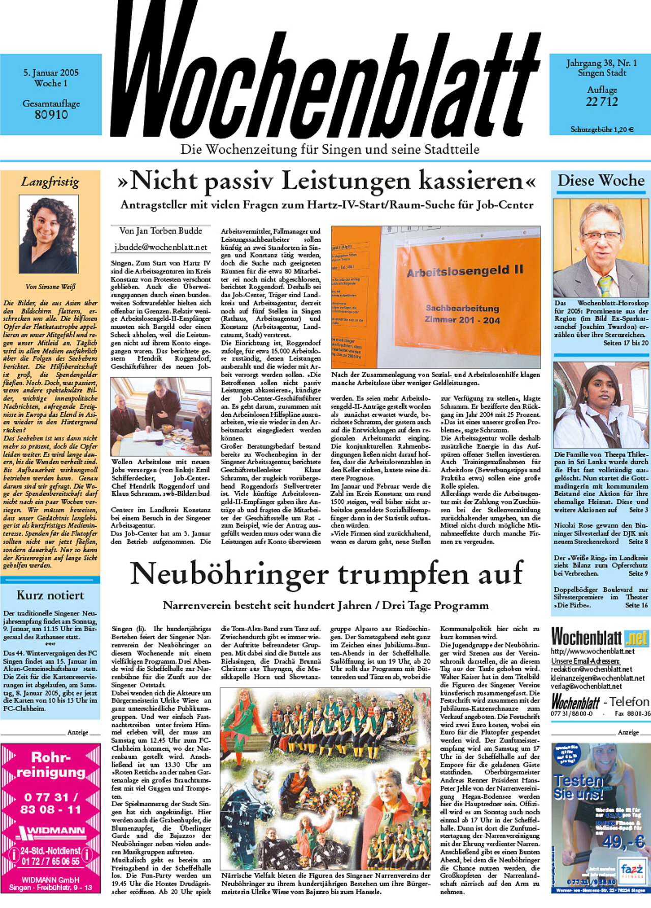 Ausgabe 01 vom 05. Januar 2005