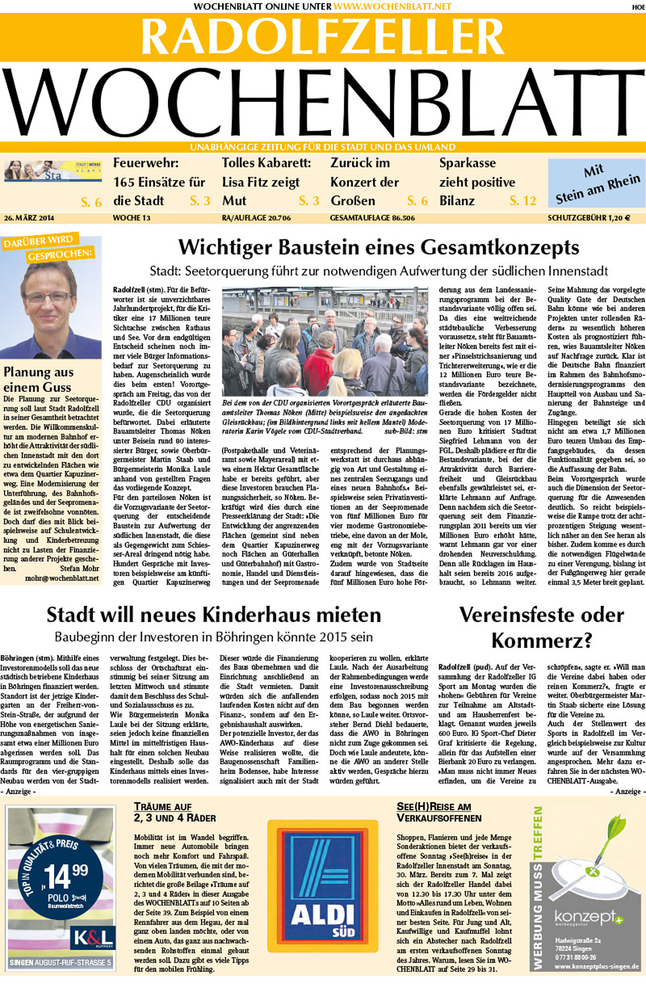 Ausgabe 13 vom 26. März 2014