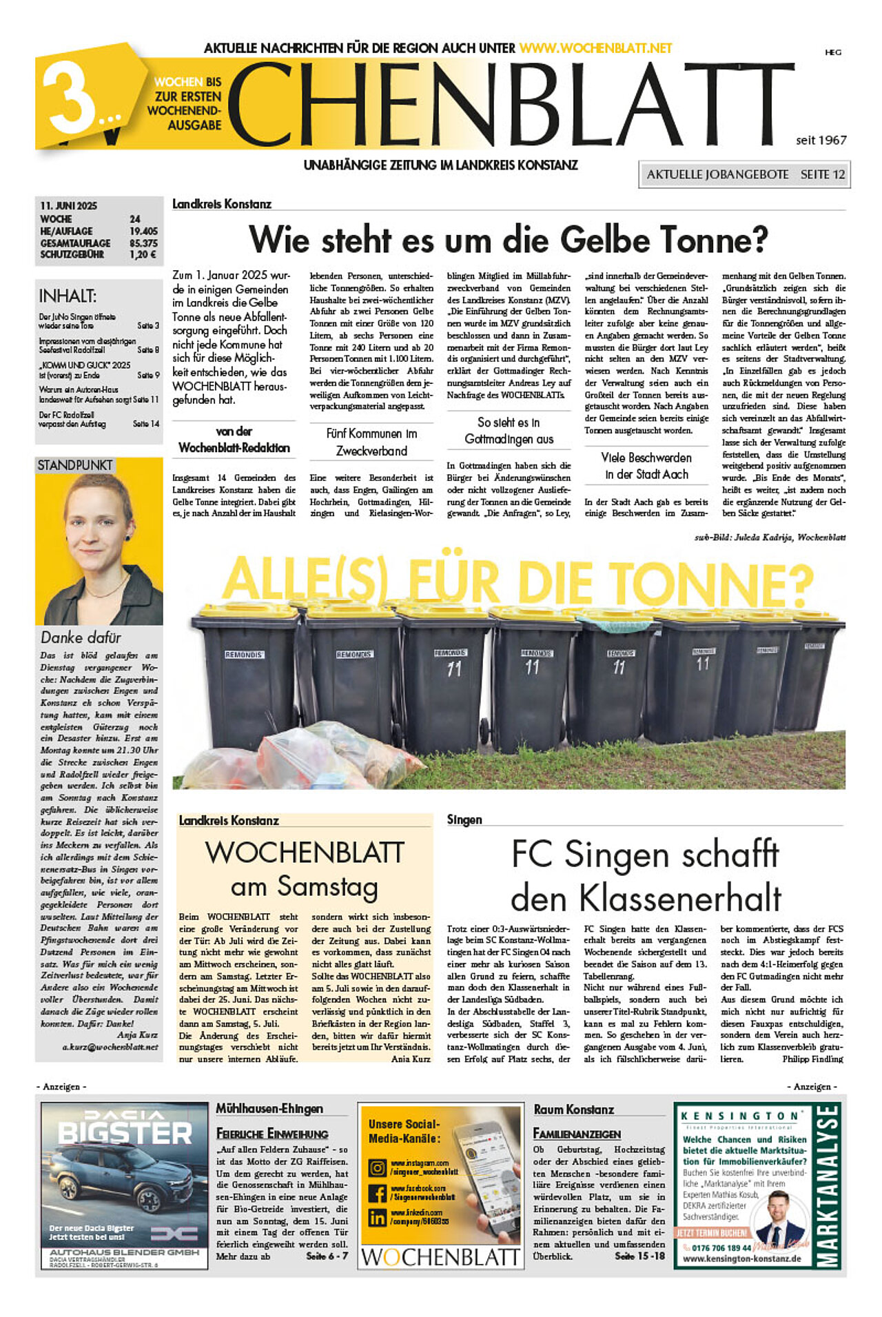 Ausgabe 24 vom 11. Juni 2025