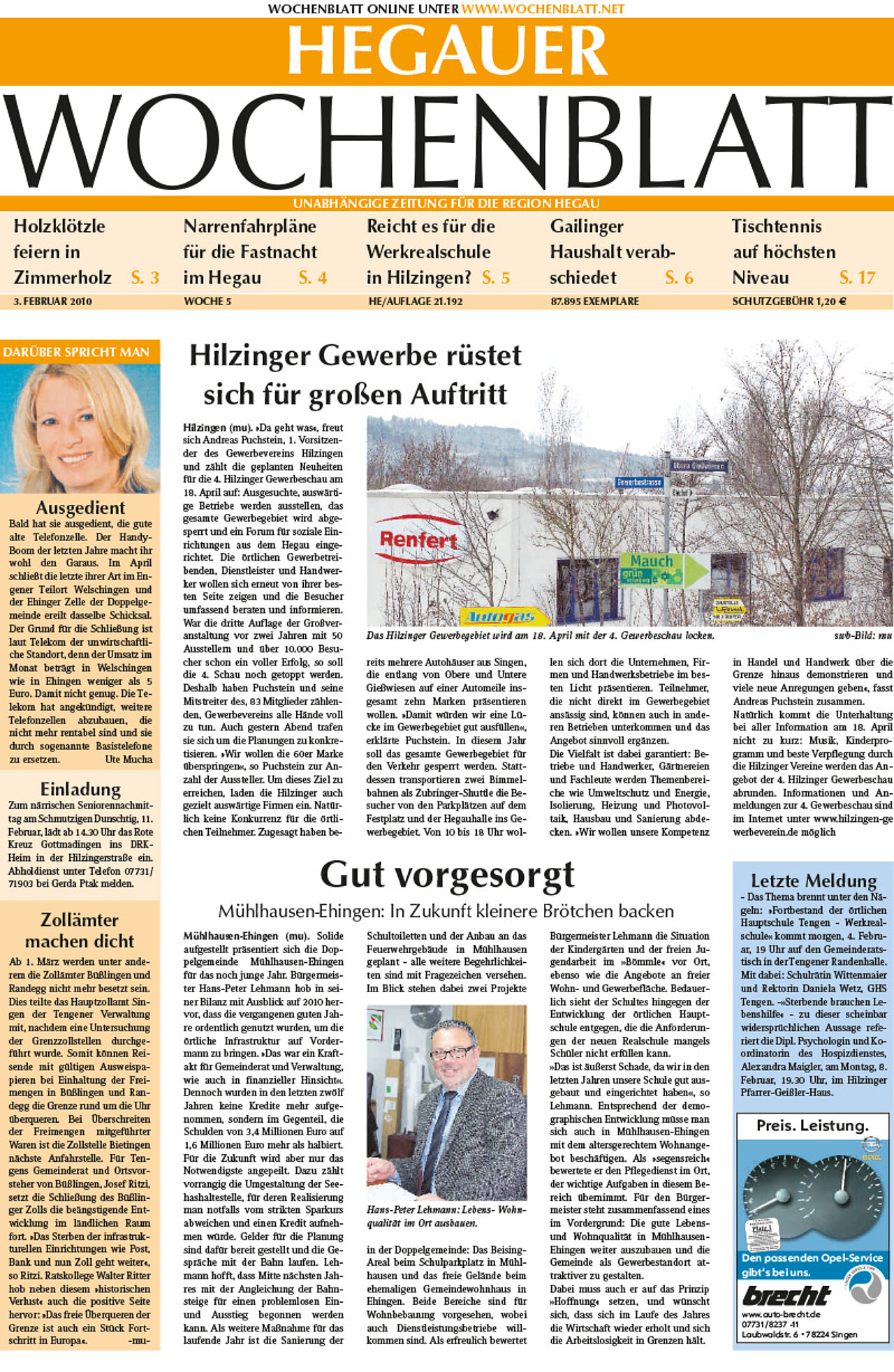 Ausgabe 05 vom 03. Februar 2010