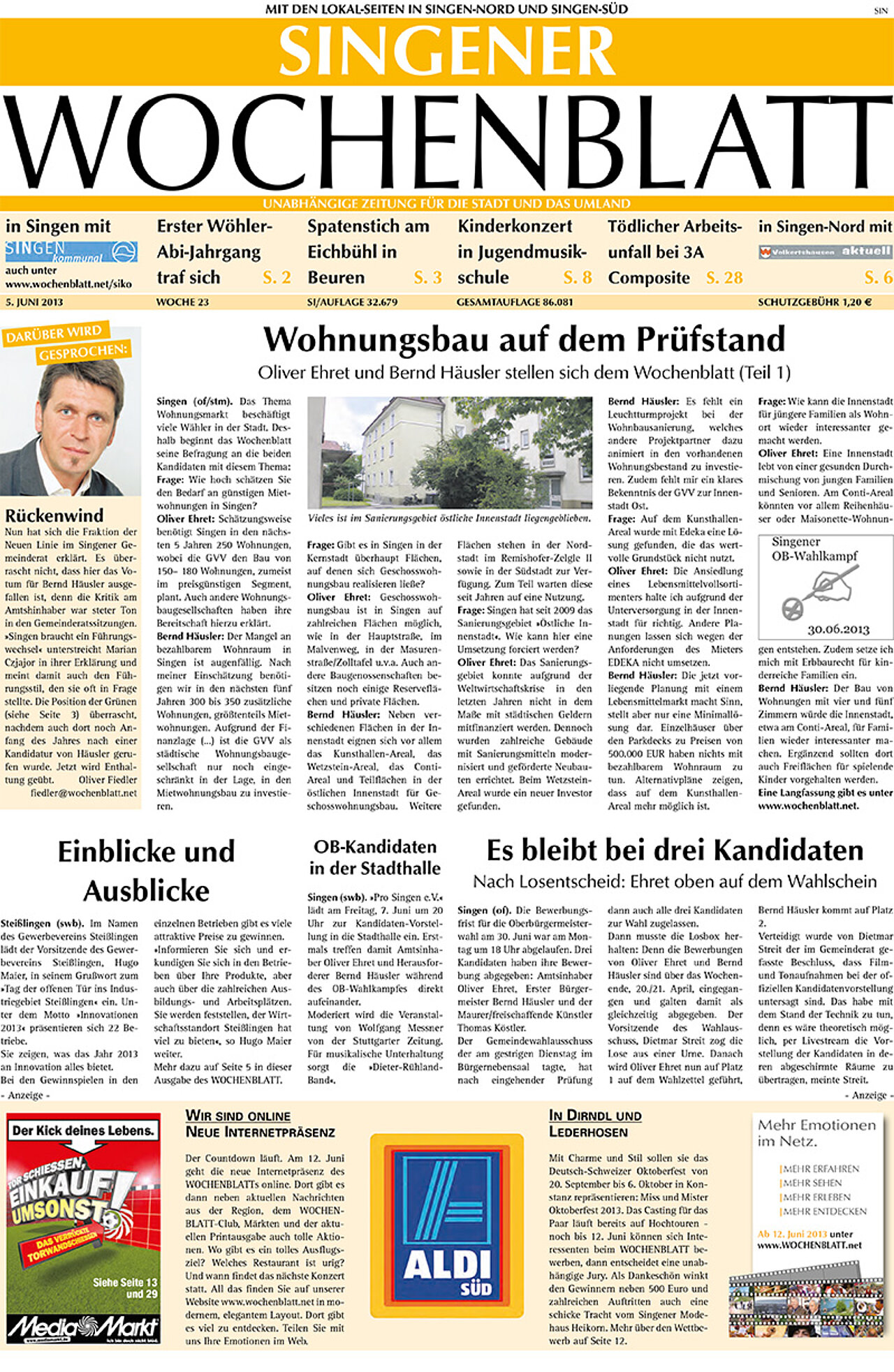 Ausgabe 23 vom 05. Juni 2013