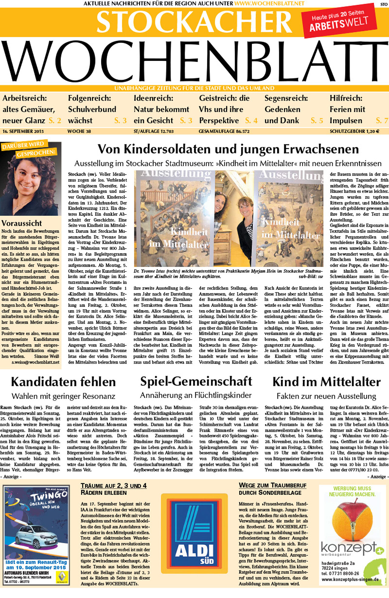 Ausgabe 38 vom 16. September 2015