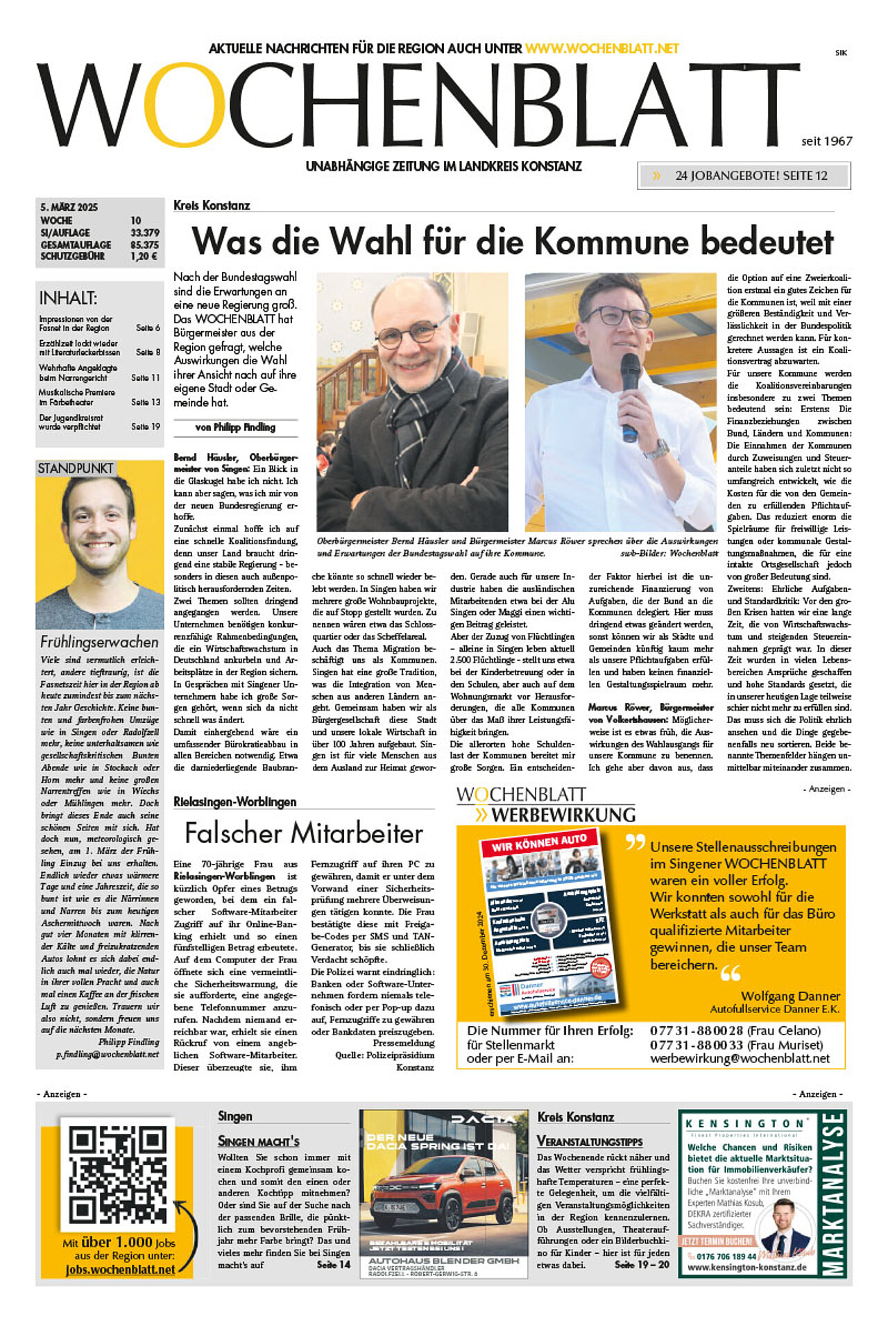 Ausgabe 10 vom 5. März 2025