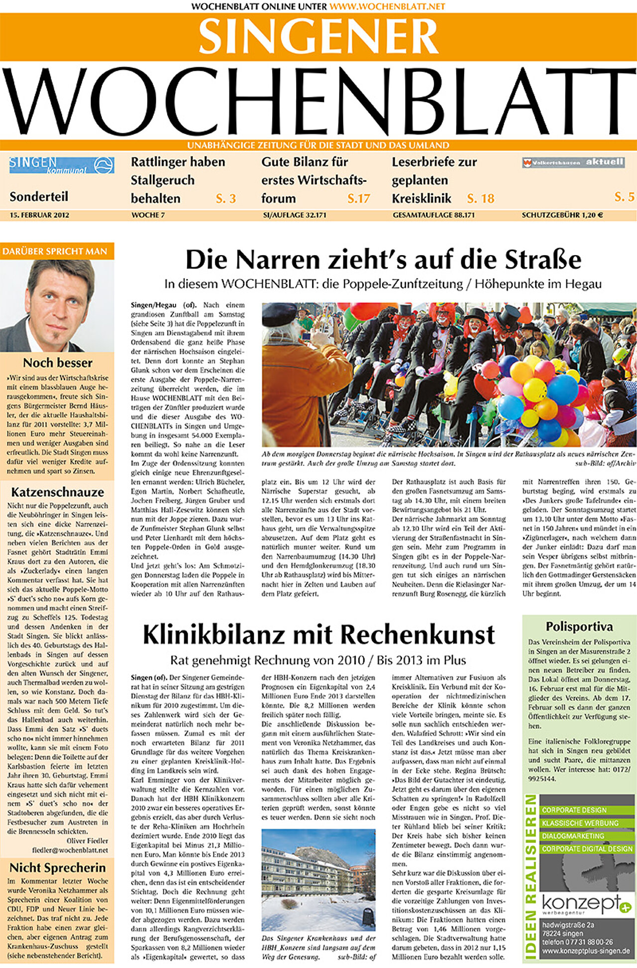 Ausgabe 07 vom 15. Februar 2012