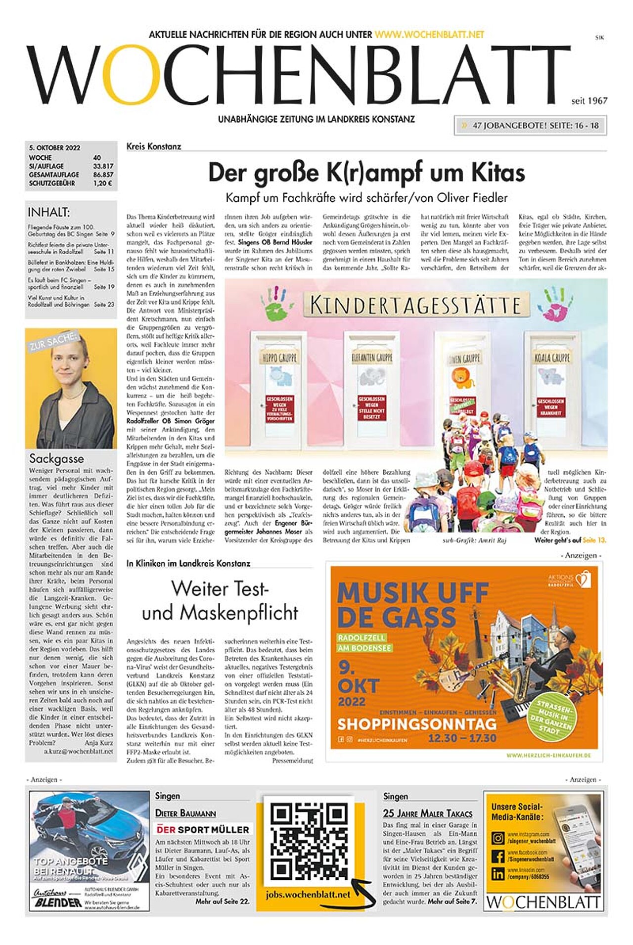 Ausgabe 40 vom 05. Oktober 2022