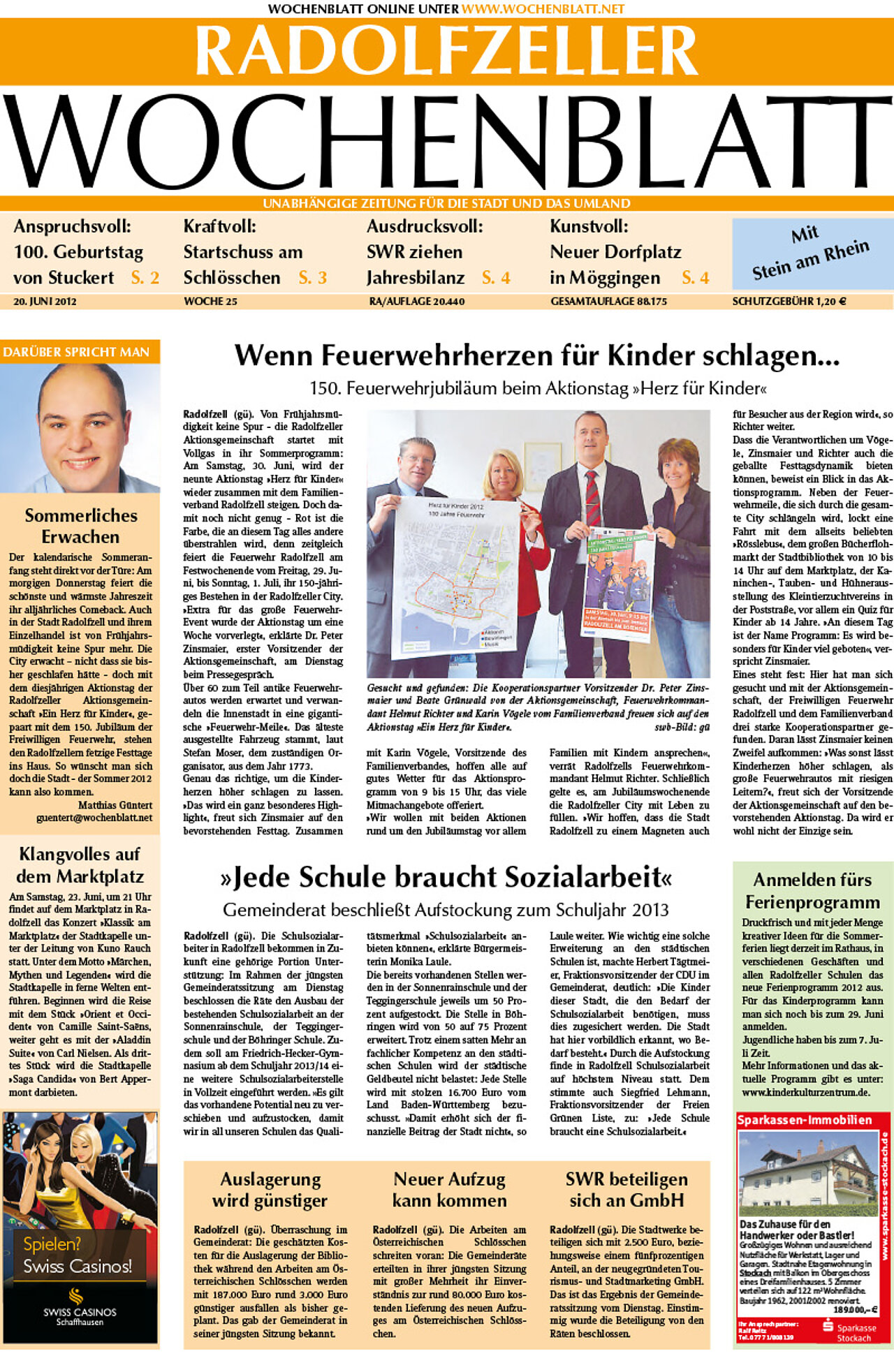 Ausgabe 25 vom 20. Juni 2012