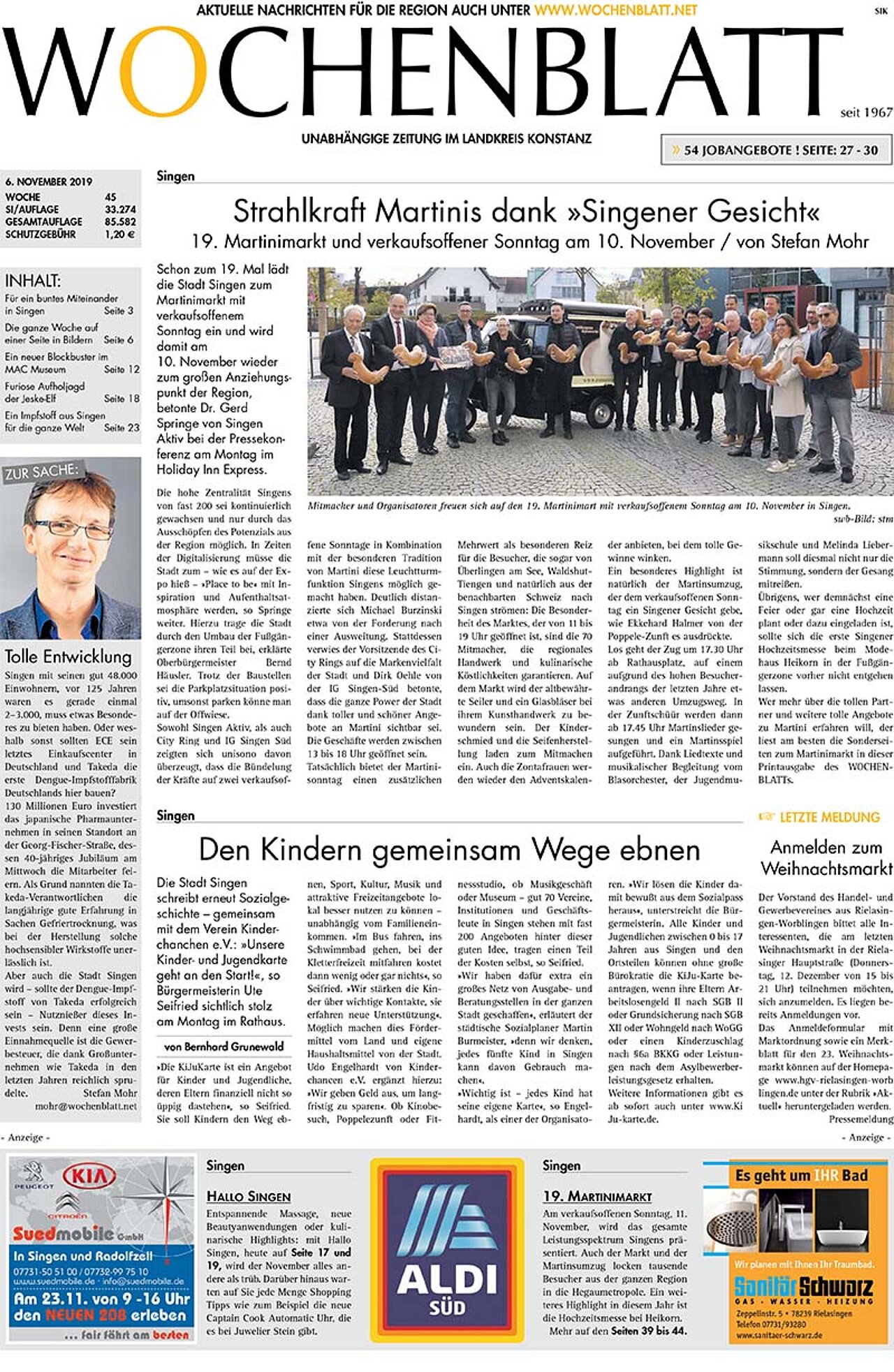 Ausgabe 45 vom 06. November 2019