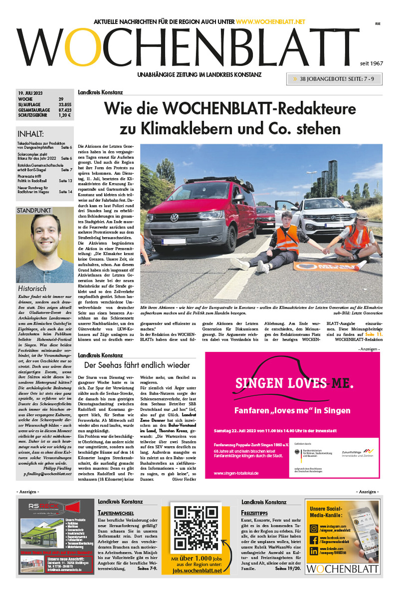 Ausgabe 29 vom 19. Juli 2023