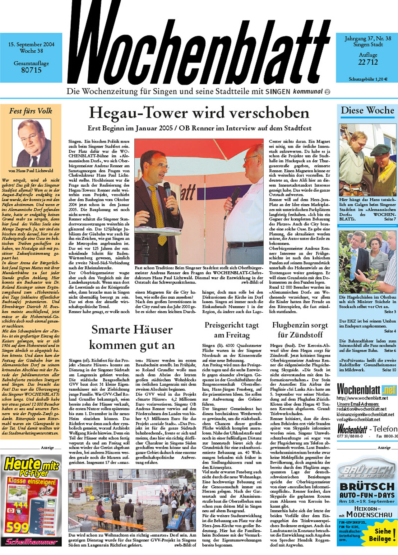 Ausgabe 38 vom 15. September 2004