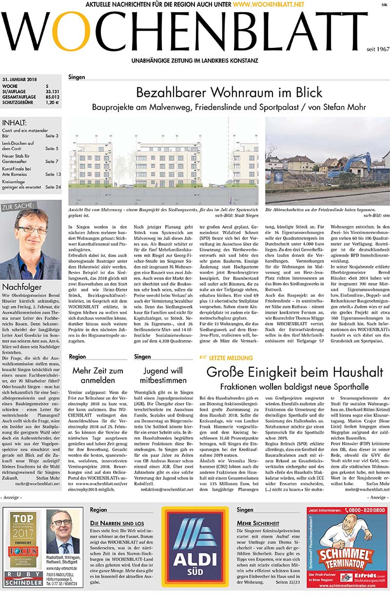 Ausgabe 05 vom 31. Januar 2018