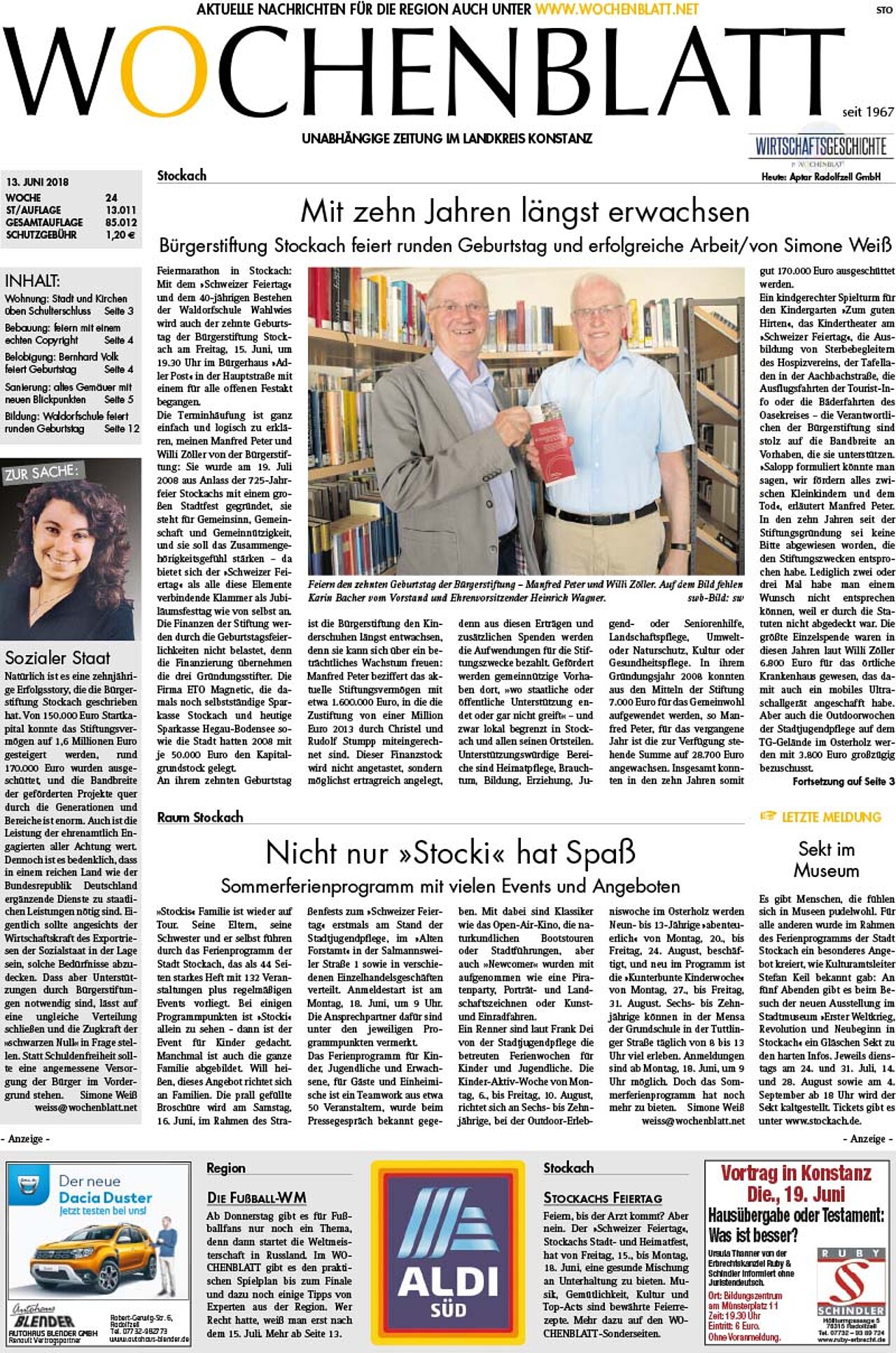 Ausgabe 24 vom 13. Juni 2018