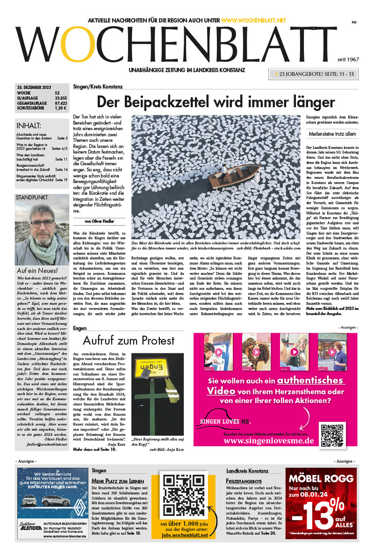 Ausgabe 52 vom 28. Dezember 2023