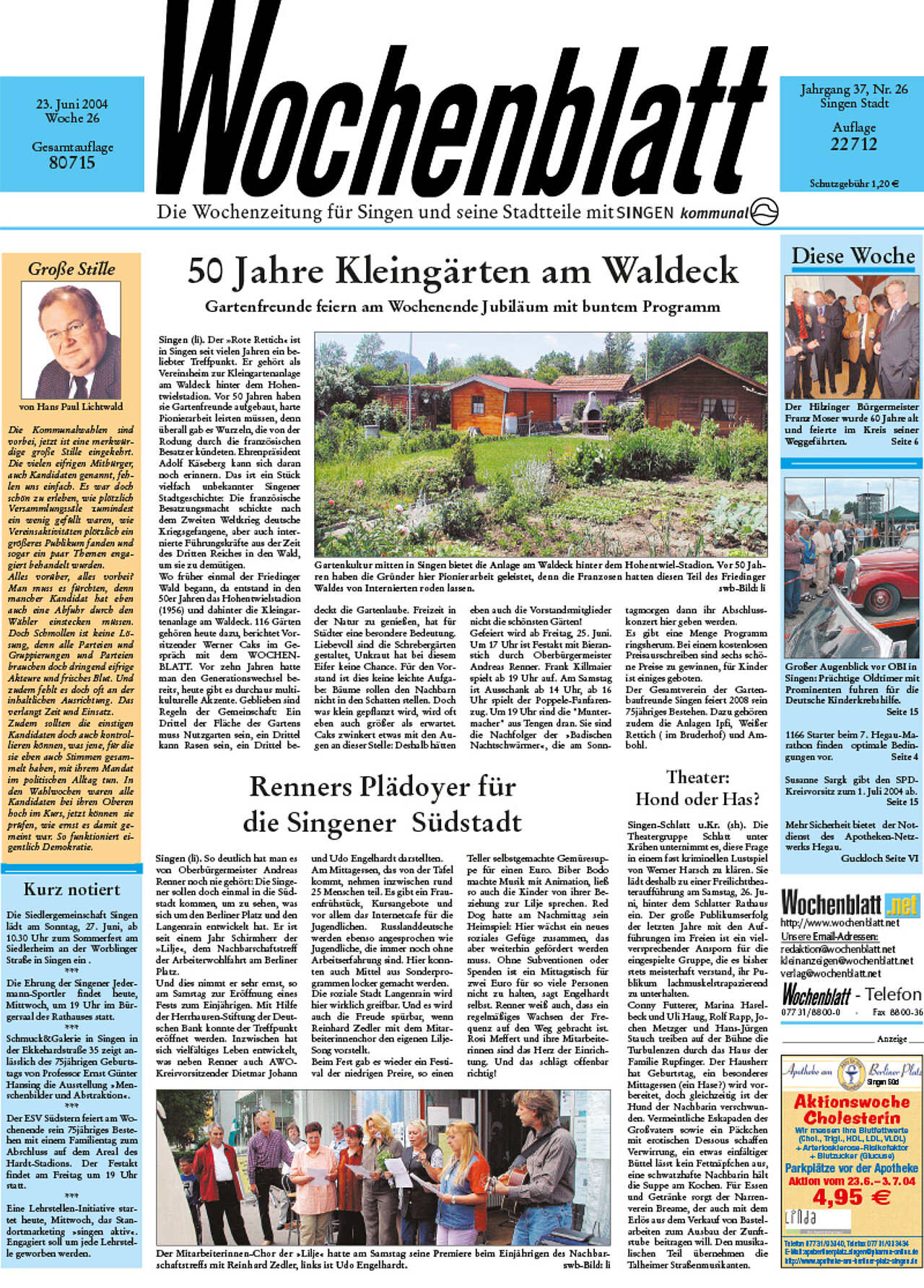 Ausgabe 26 vom 23. Juni 2004