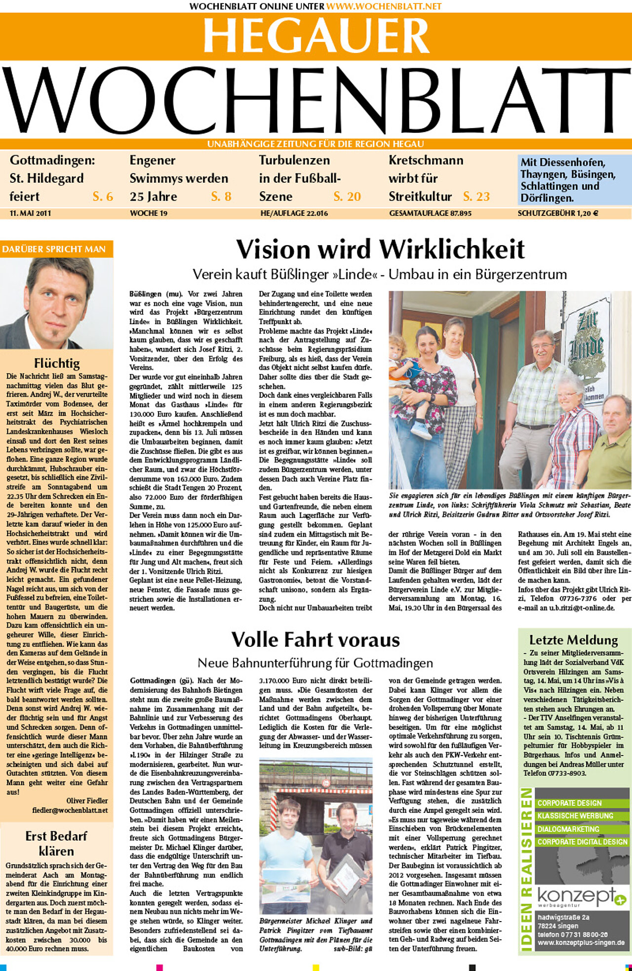 Ausgabe 19 vom 11. Mai 2011