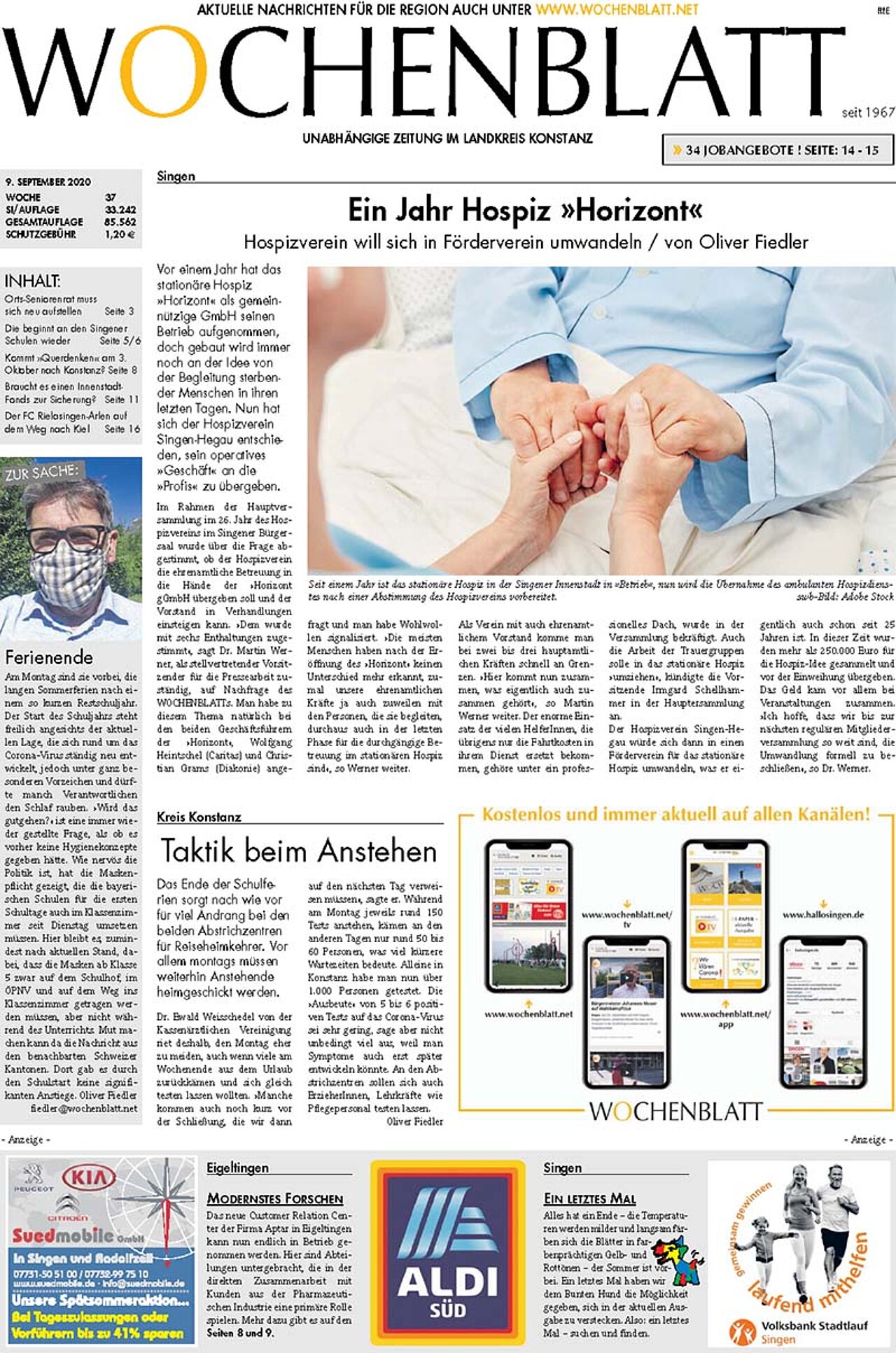 Ausgabe 37 vom 09. September 2020