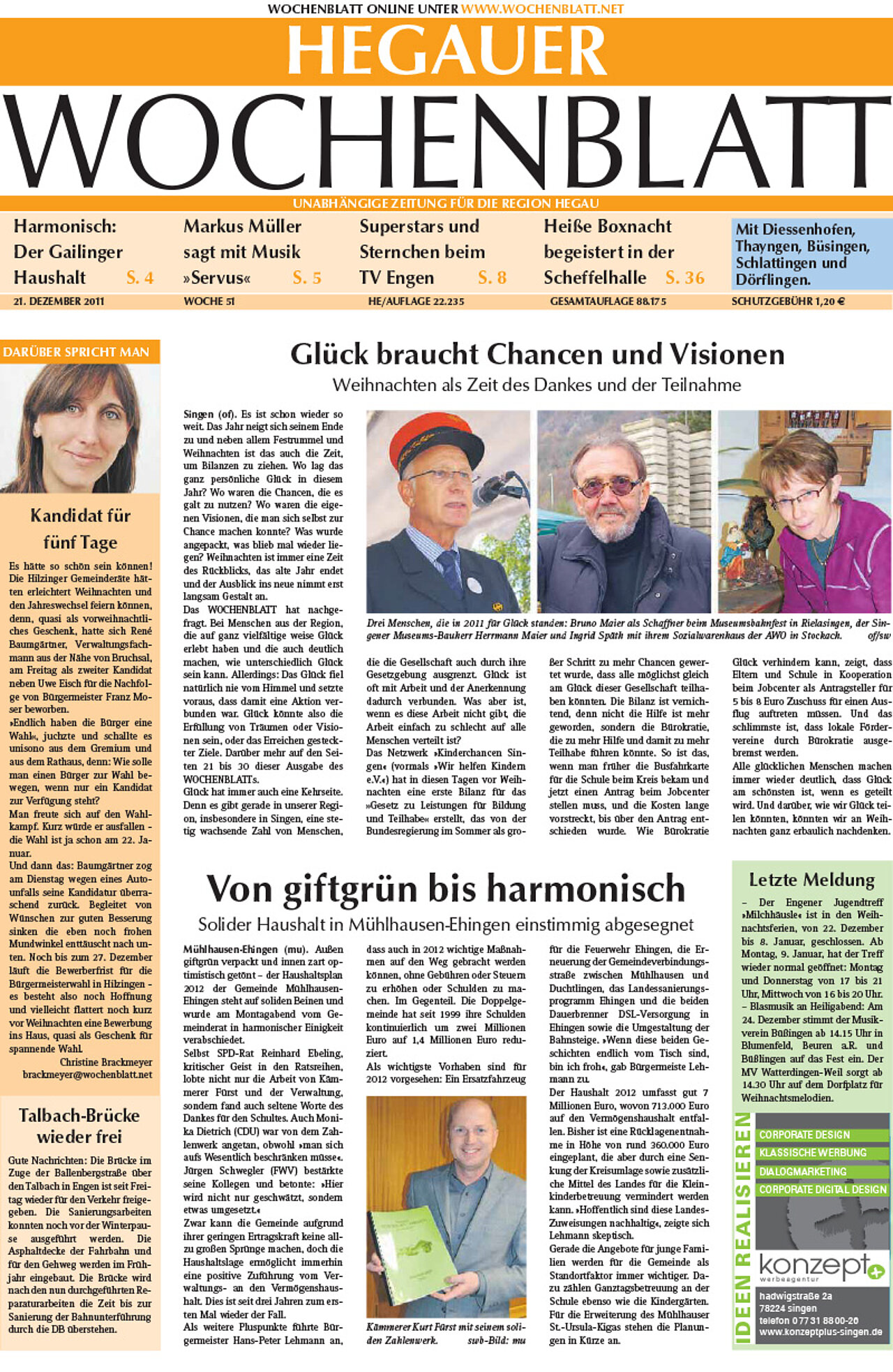 Ausgabe 51 vom 21. Dezember 2011