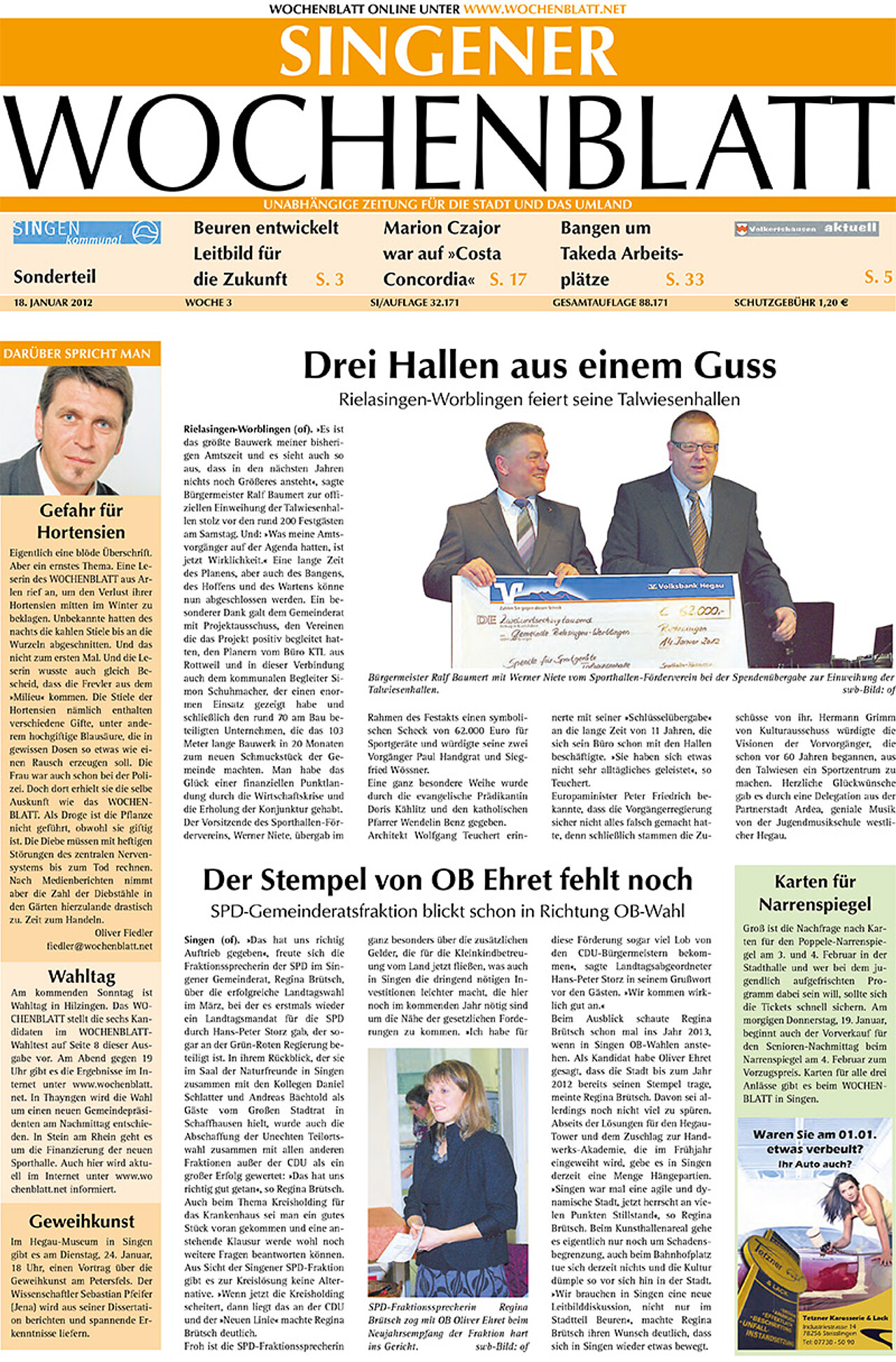 Ausgabe 03 vom 18. Januar 2012