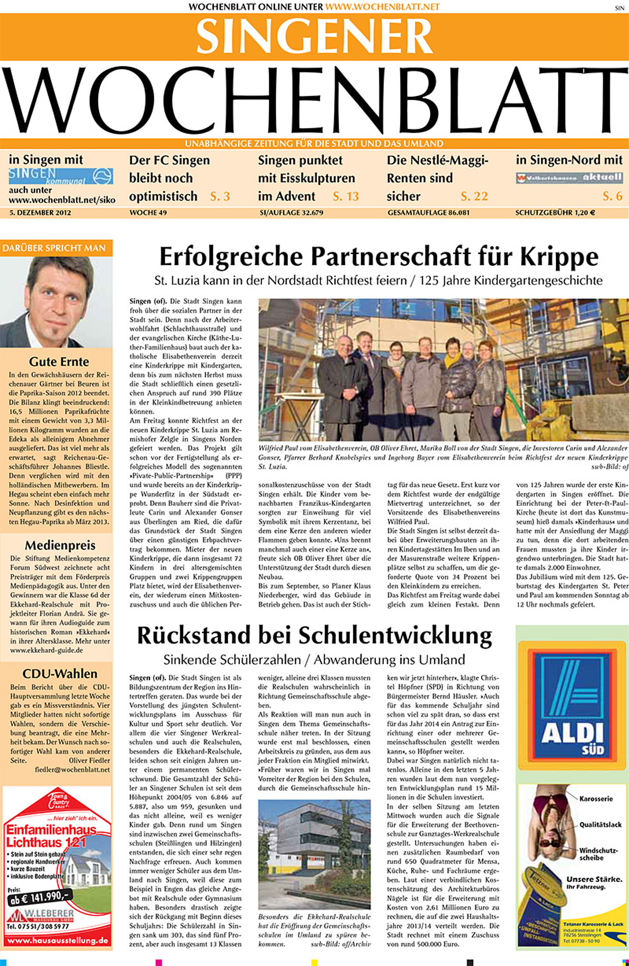 Ausgabe 49 vom 05. Dezember 2012