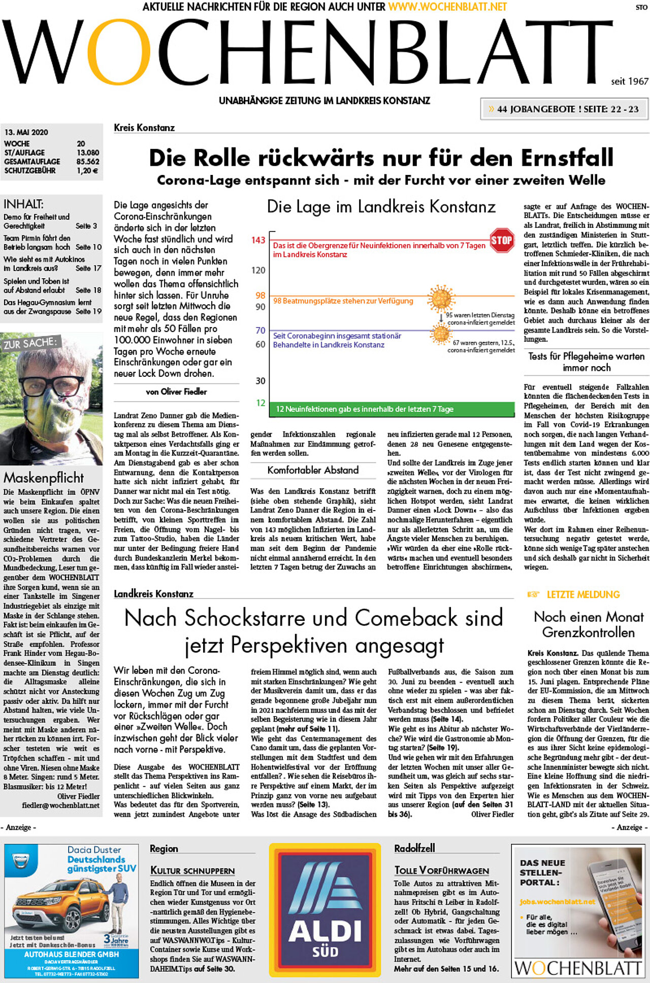 Ausgabe 20 vom 13. Mai 2020