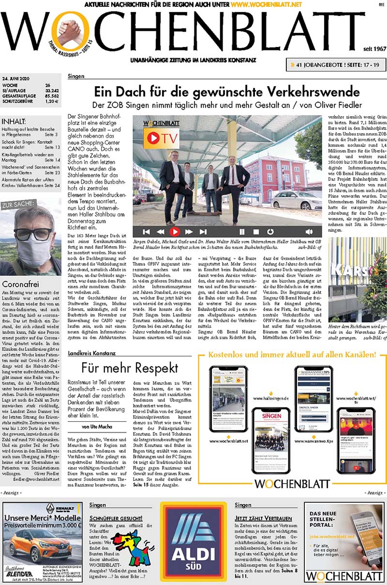 Ausgabe 26 vom 24. Juni 2020