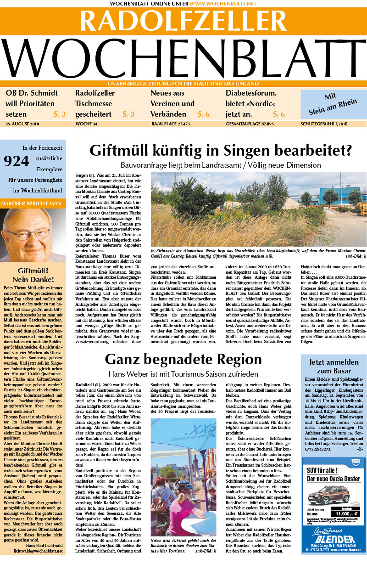 Ausgabe 34 vom 25. August 2010
