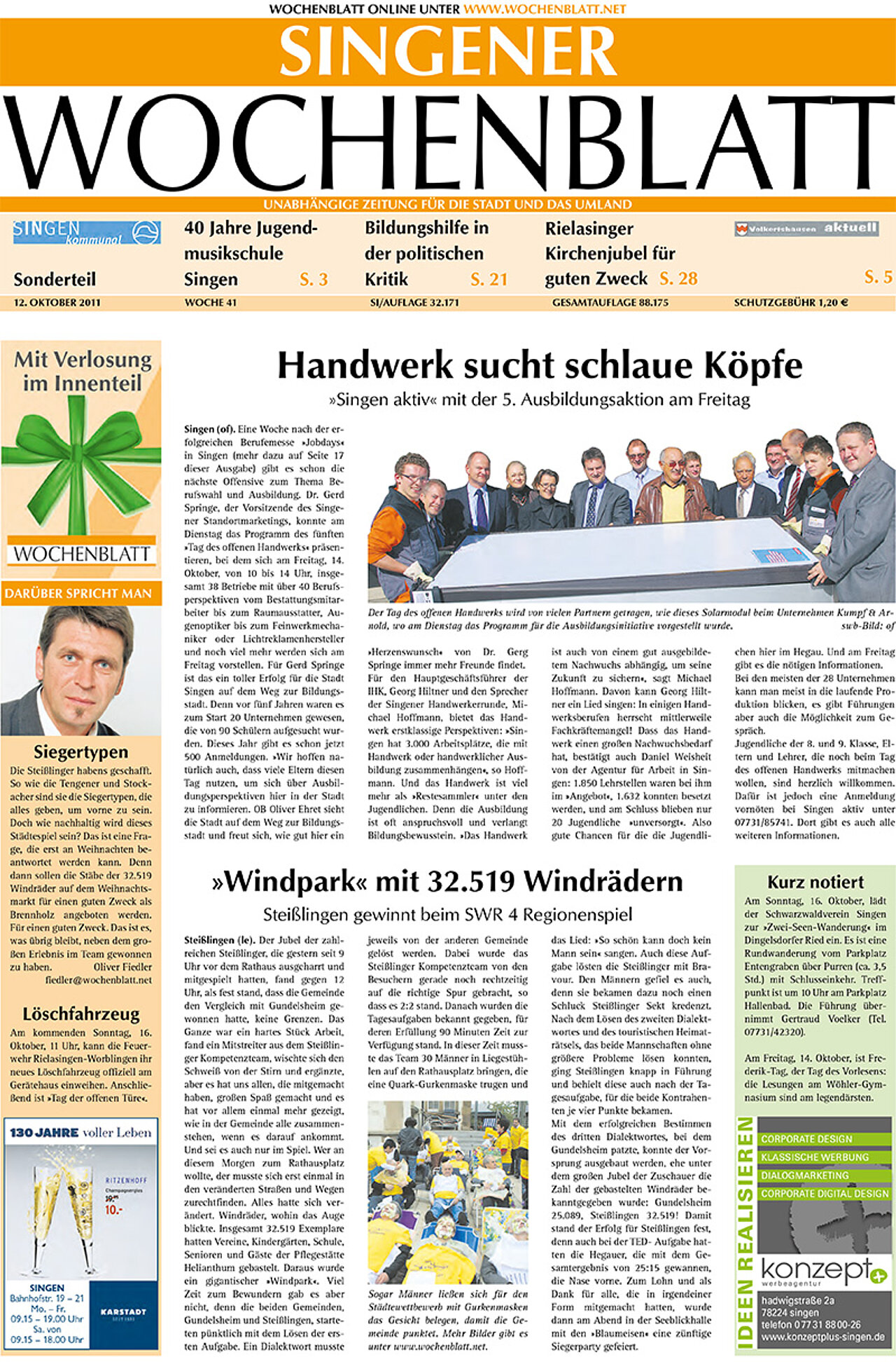 Ausgabe 41 vom 12. Oktober 2011