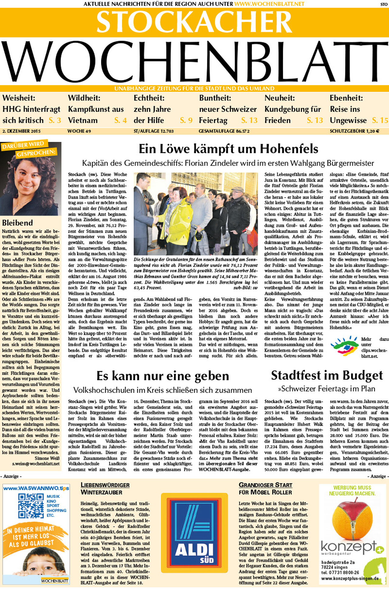 Ausgabe 49 vom 02. Dezember 2015