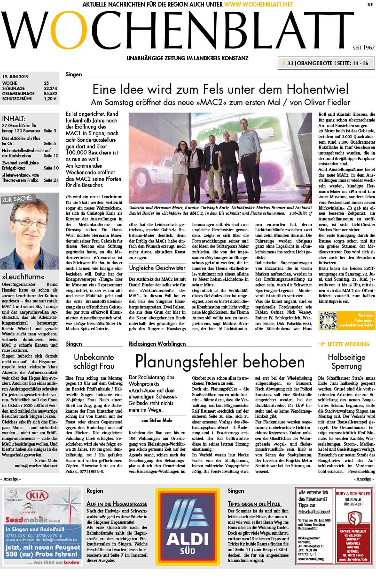 Ausgabe 25 vom 19. Juni 2019