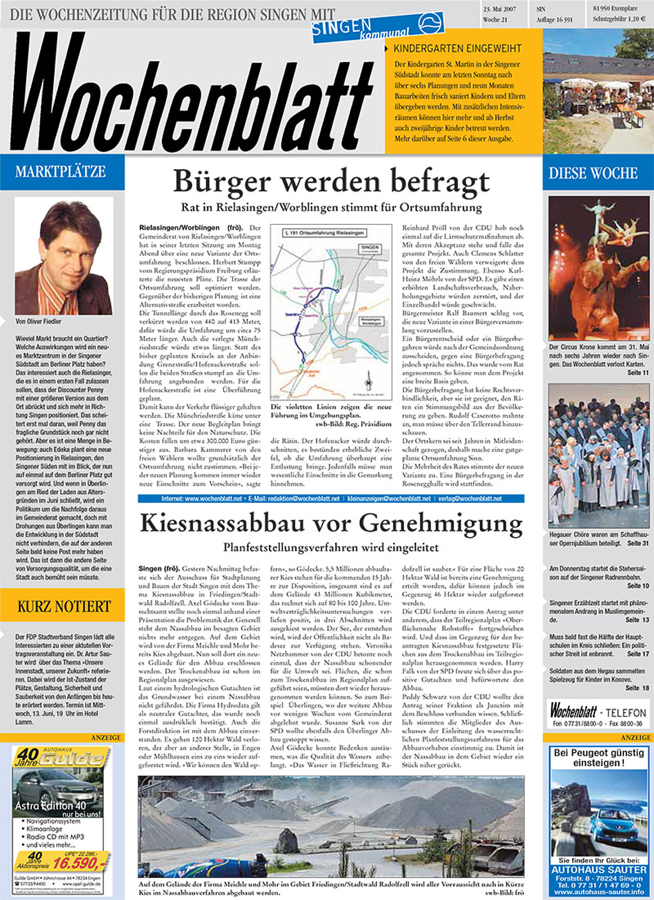 Ausgabe 21 vom 23. Mai 2007