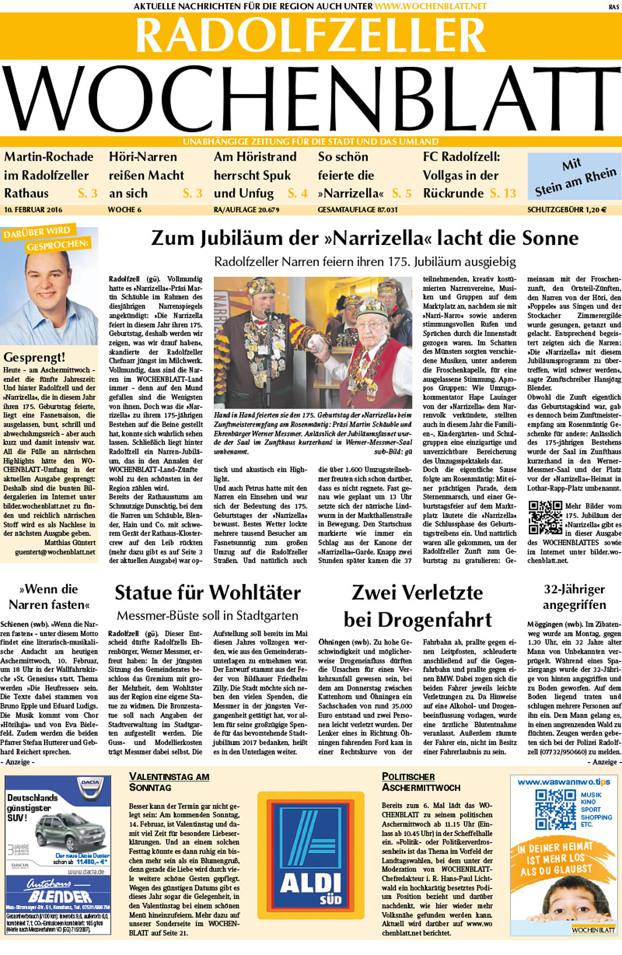 Ausgabe 06 vom 10. Februar 2016