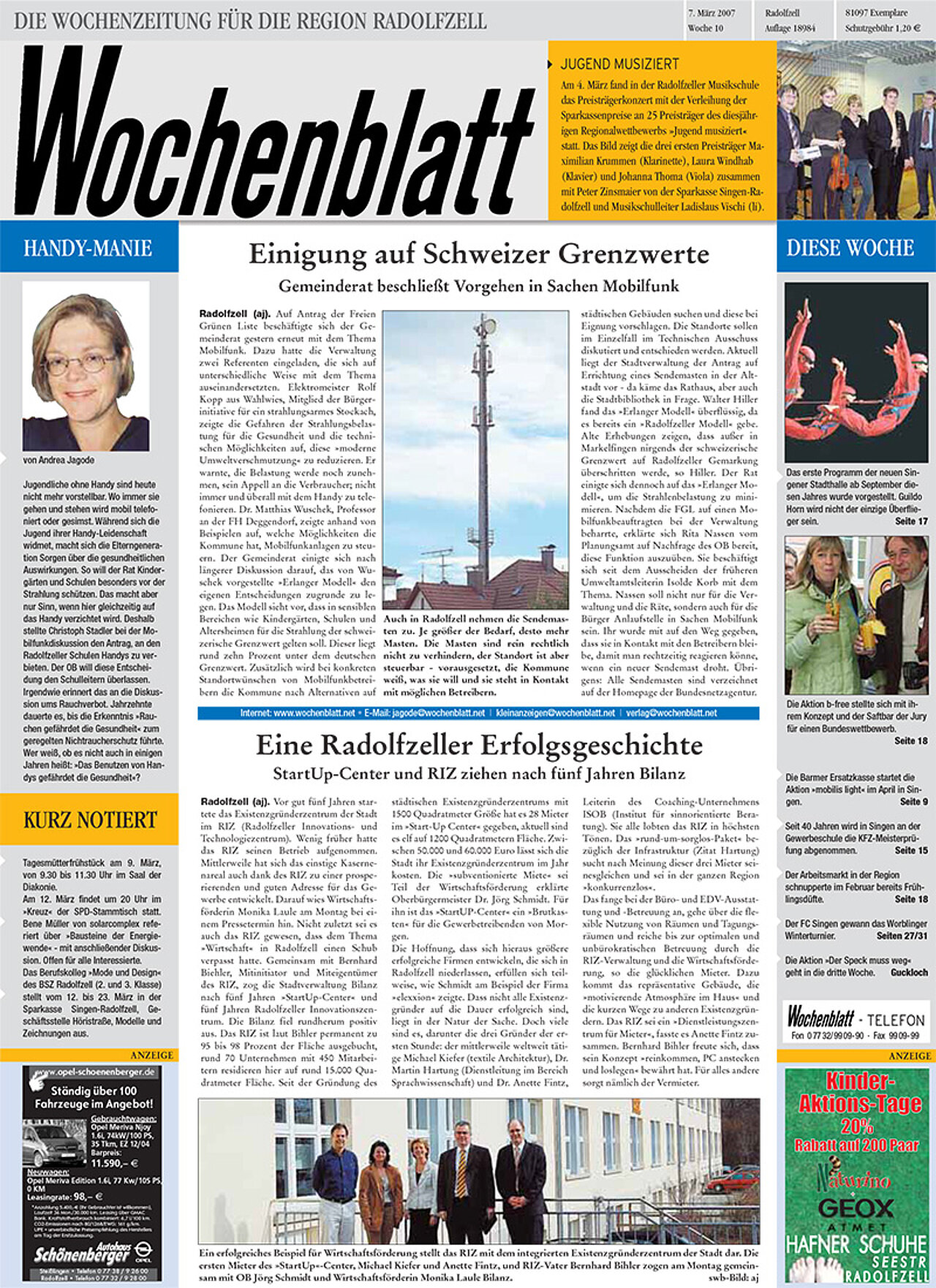 Ausgabe 10 vom 07. März 2007