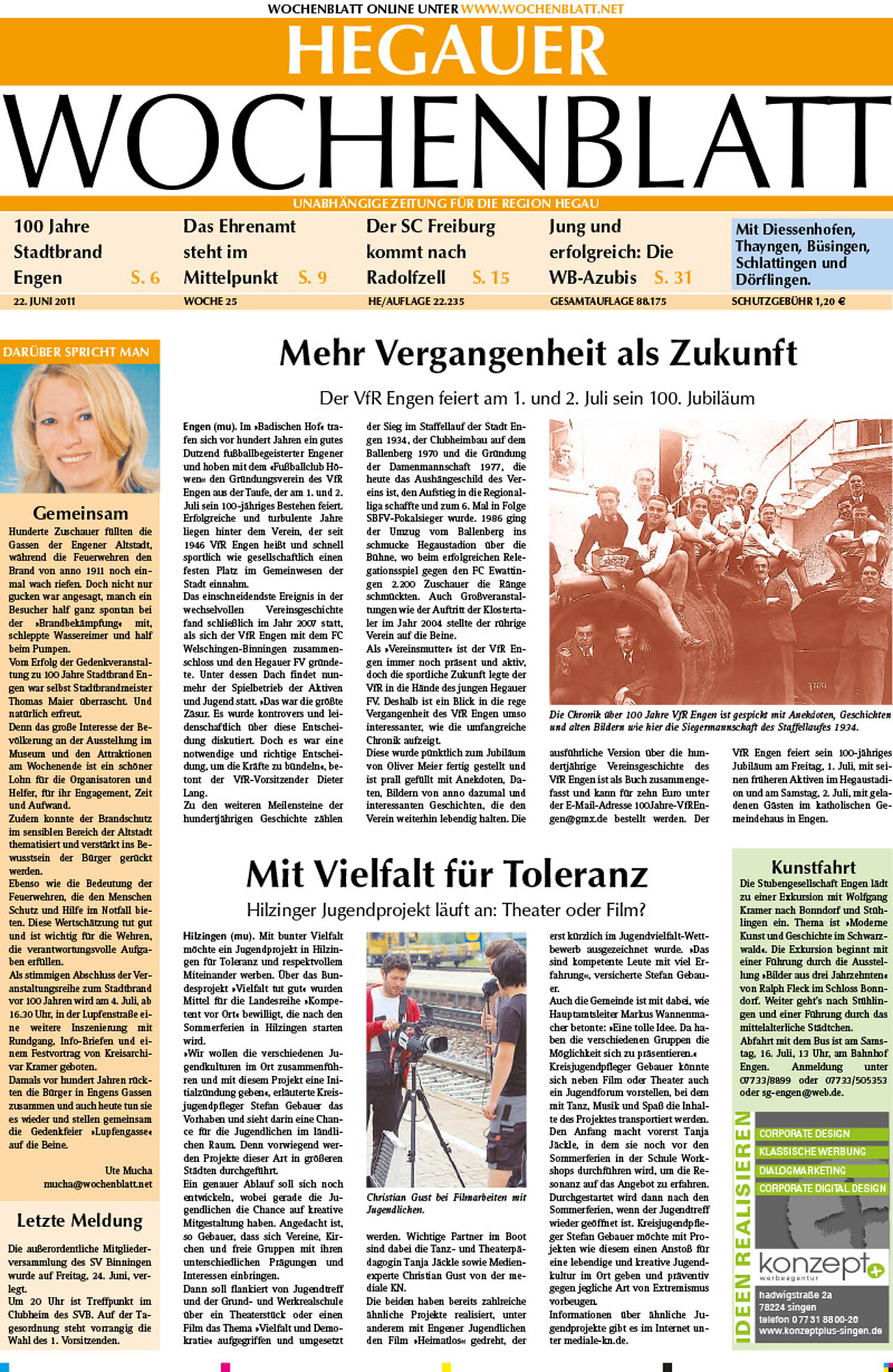 Ausgabe 25 vom 22. Juni 2011