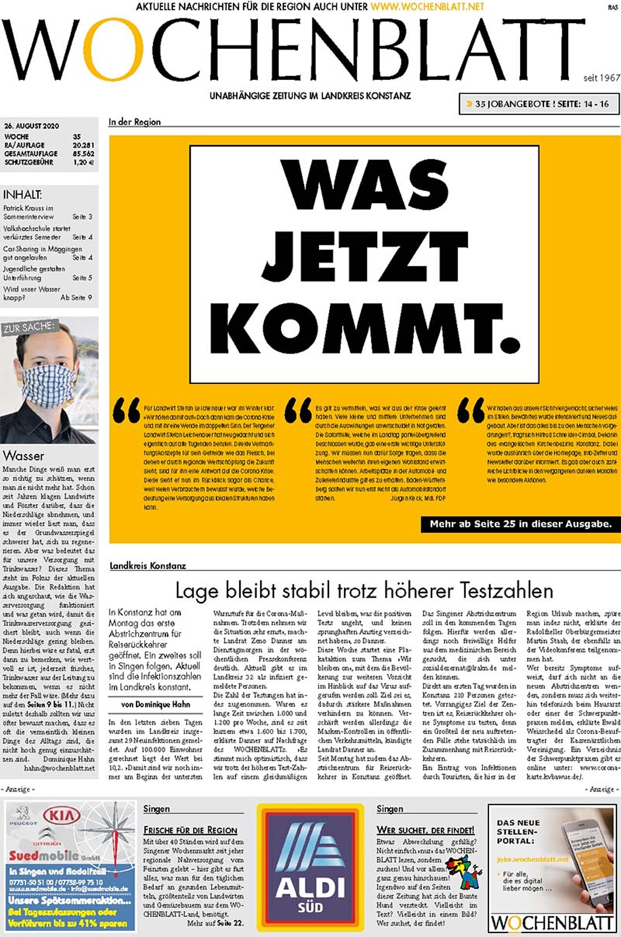Ausgabe 35 vom 26. August 2020