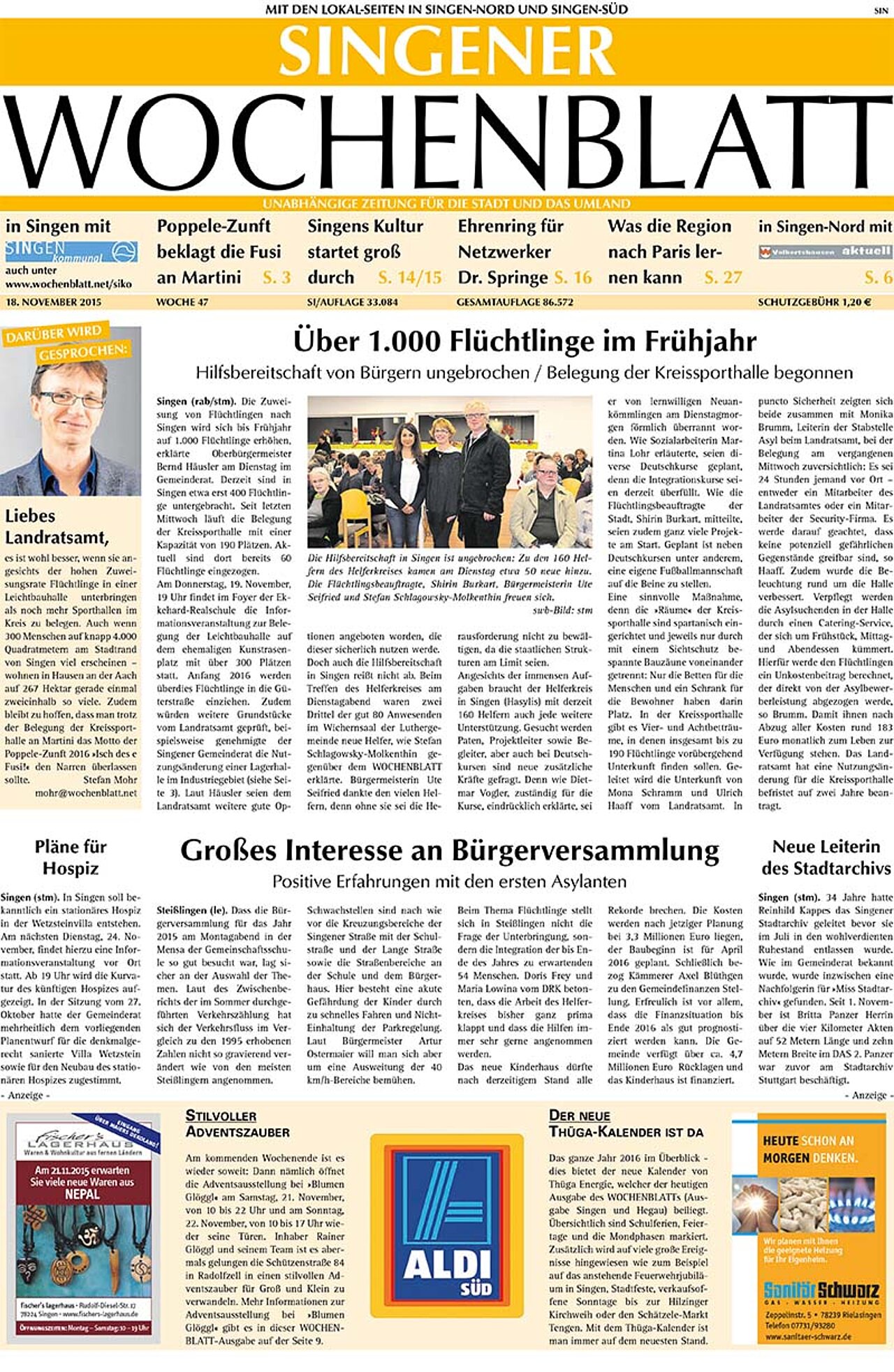 Ausgabe 47 vom 18. November 2015