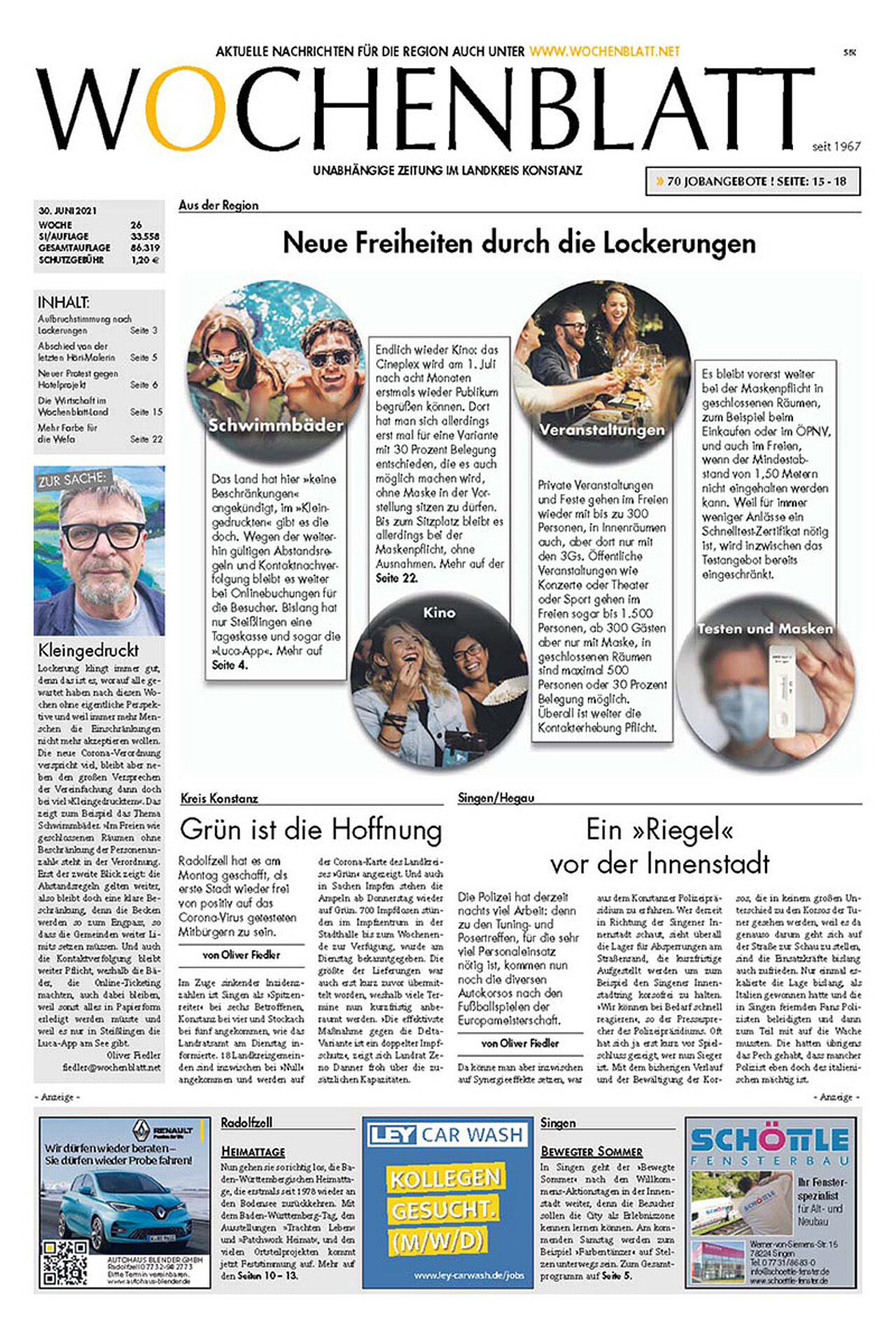 Ausgabe 26 vom 30. Juni 2021
