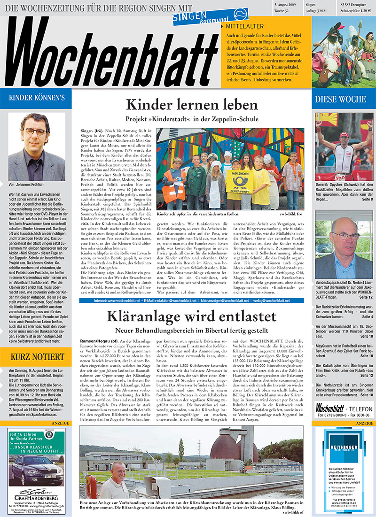 Ausgabe 31 vom 05. August 2009
