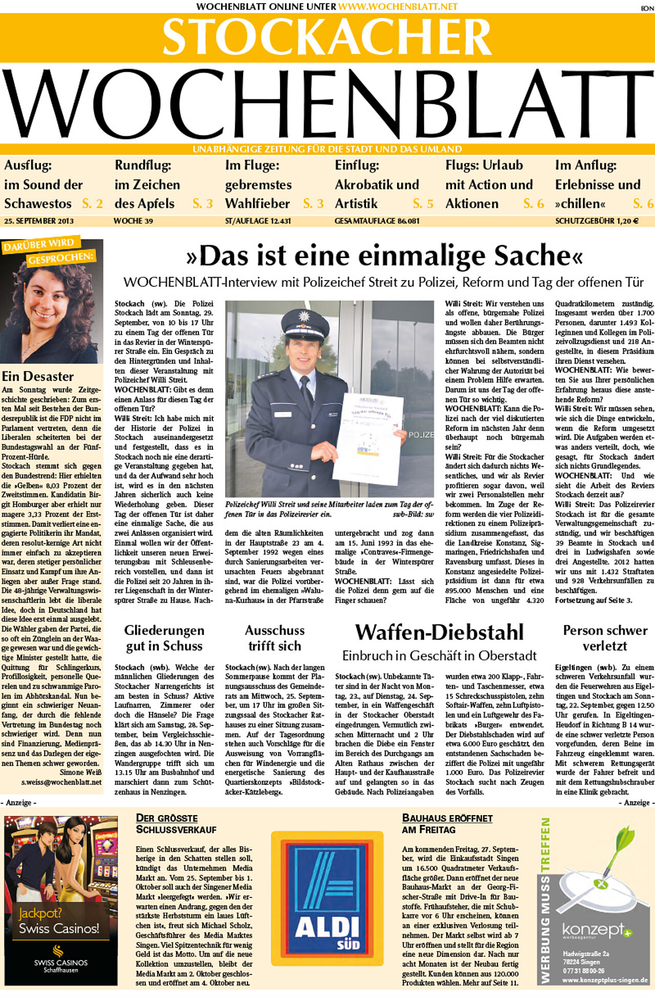Ausgabe 39 vom 25. September 2013