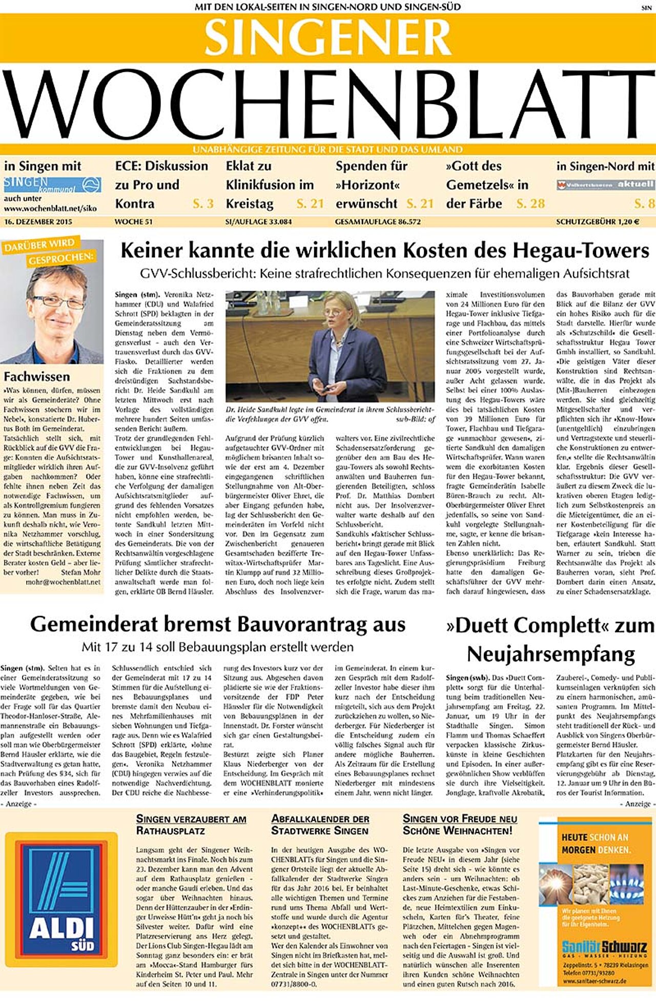Ausgabe 51 vom 16. Dezember 2015